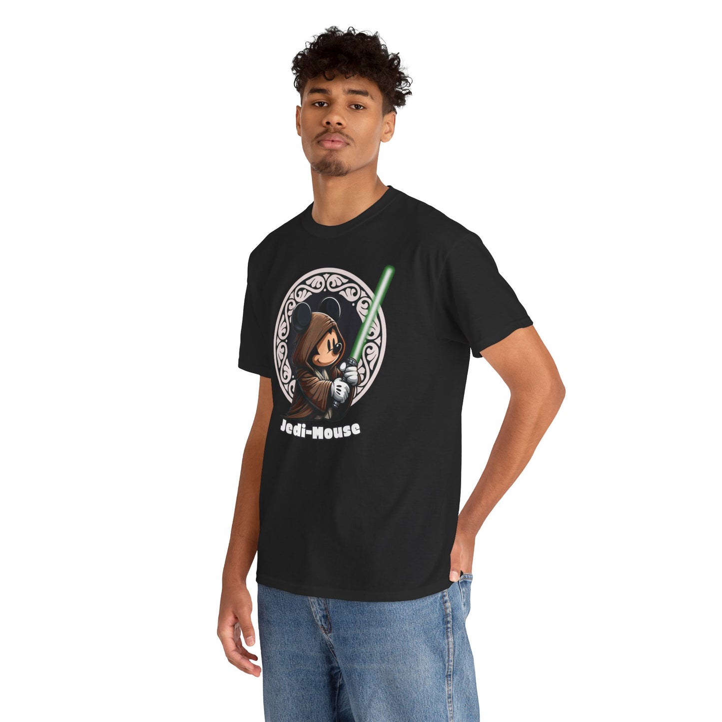 Jedi Mouse-The Force Awakens,Unisex Heavy Cotton Tee