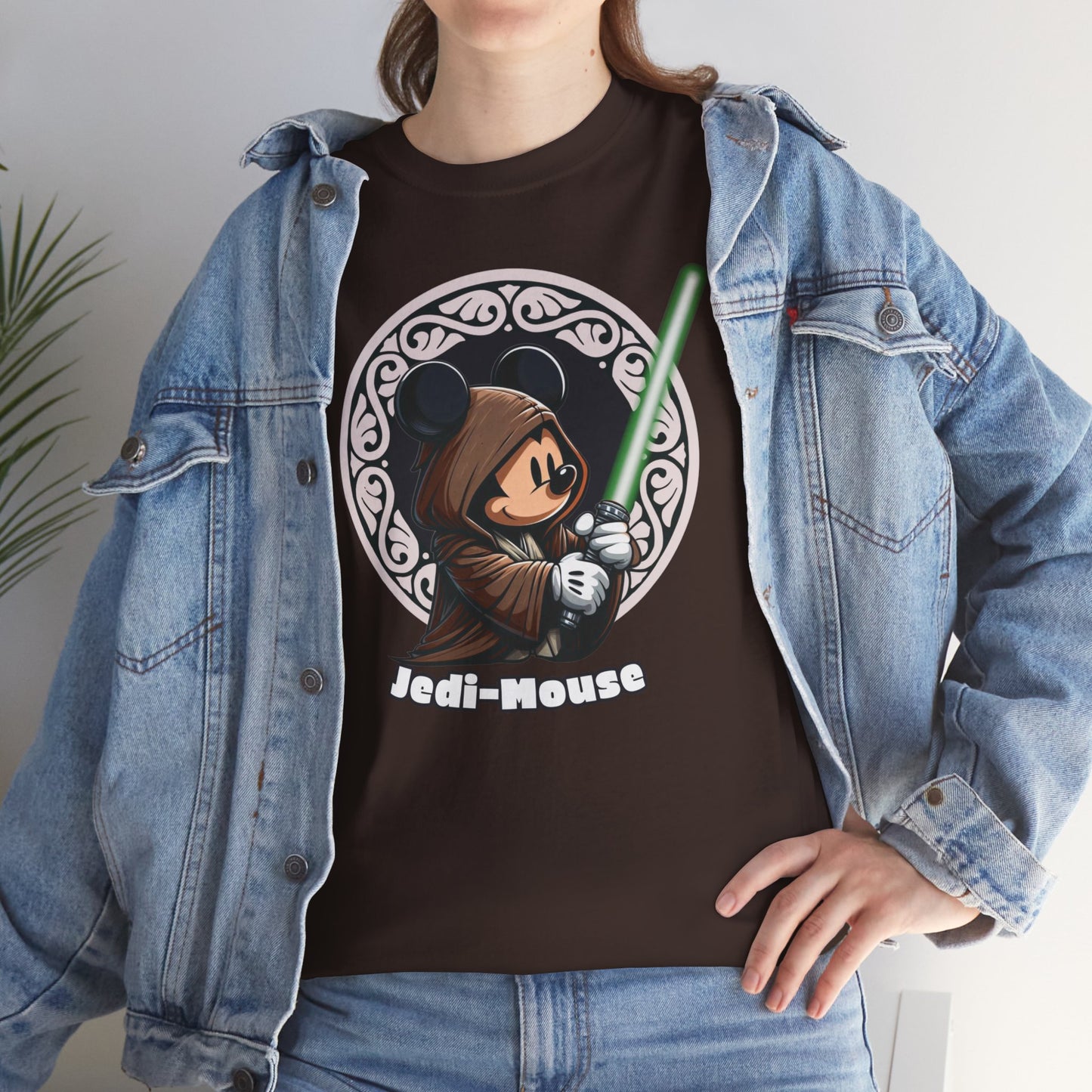 Jedi Mouse-The Force Awakens,Unisex Heavy Cotton Tee