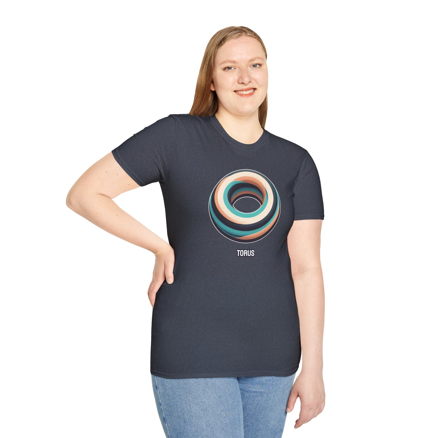 Mystic Donut: Embrace the Torus Vortex Unisex Tee