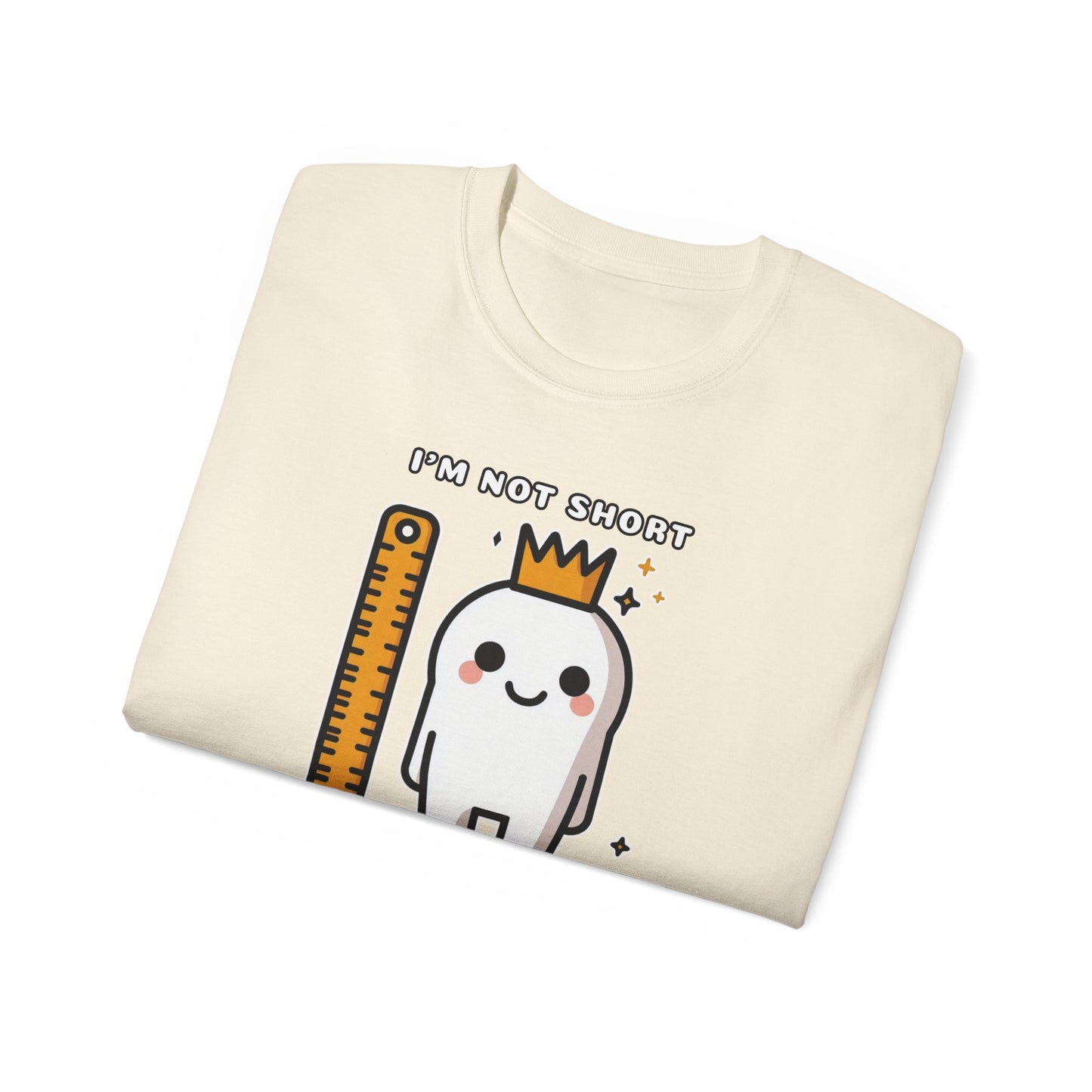 Vertically Challenged, Height Reserved! Unisex Ultra Cotton Tee