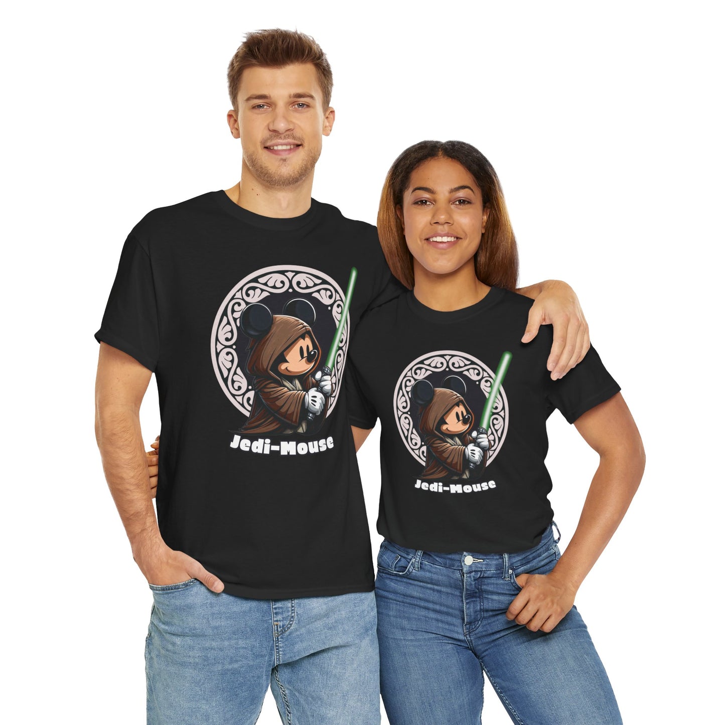 Jedi Mouse-The Force Awakens,Unisex Heavy Cotton Tee