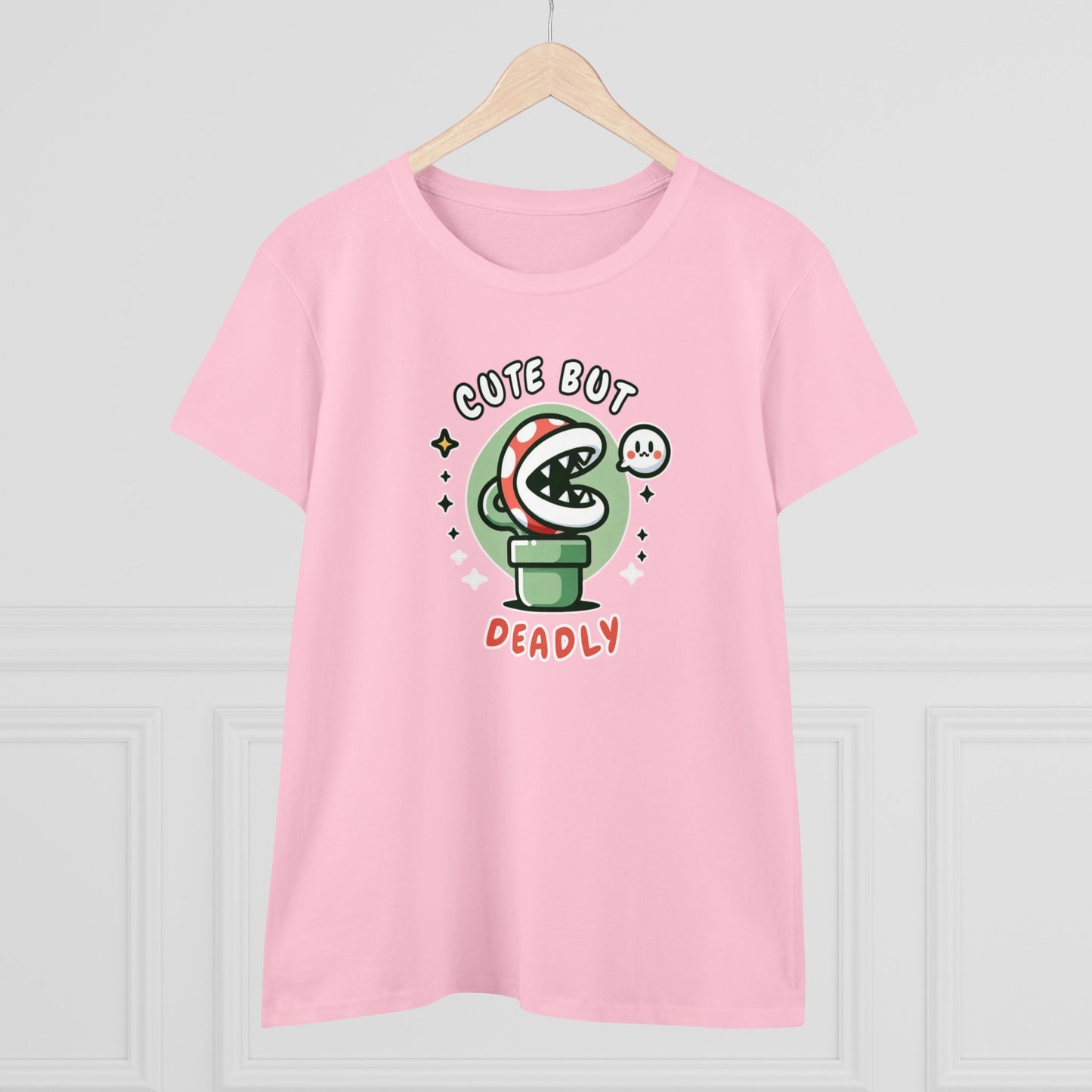 Women's Tee, Lethal Loveliness: Piranha Style