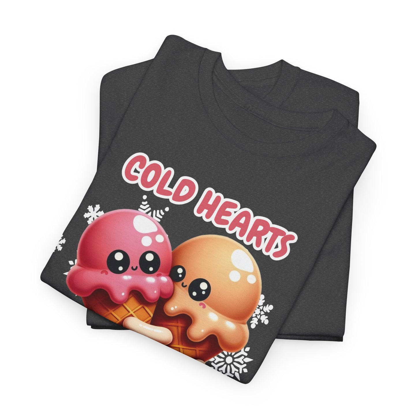 Cold hearts, warm embrace - Unisex Heavy Cotton Tee