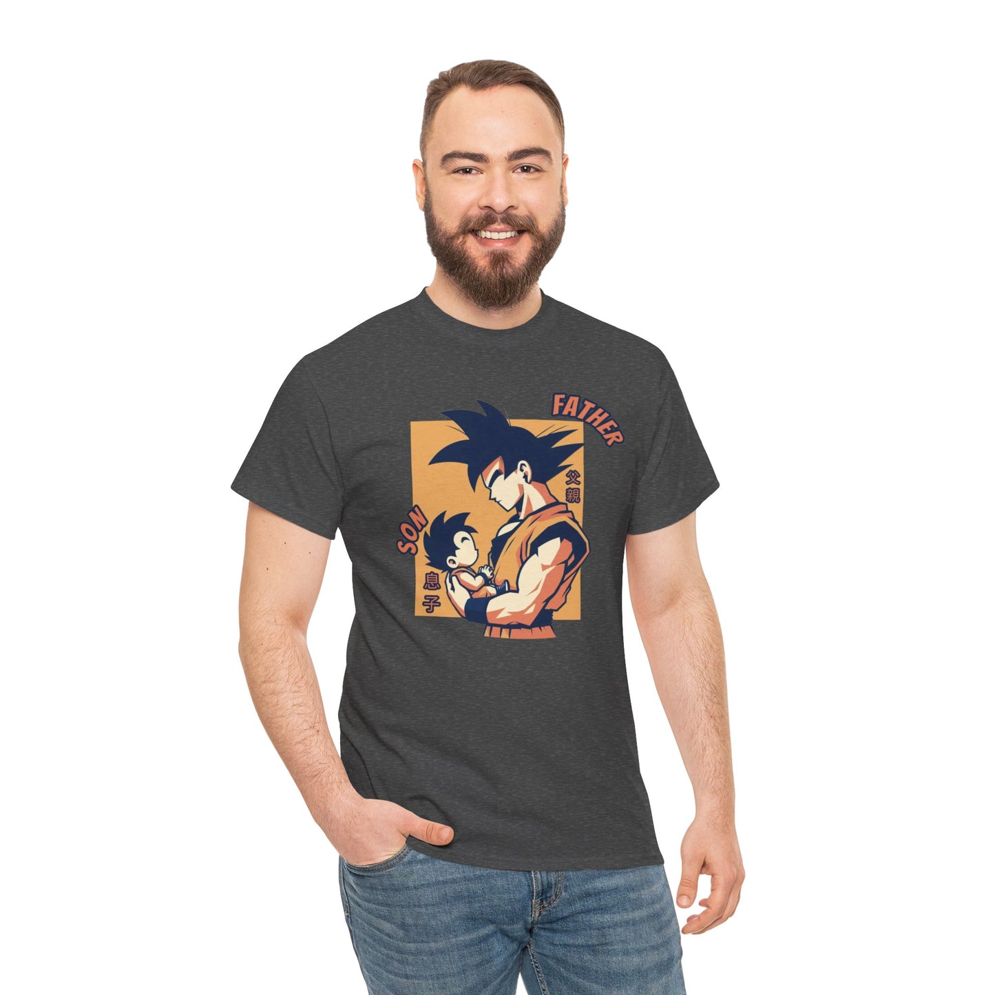 Saiyan Daddy Duty-Diaper Changes Saga, Unisex Heavy Cotton Tee
