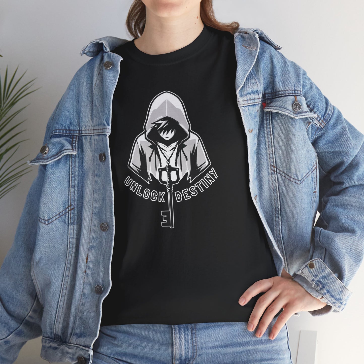 Hooded Hero: Keyblade Quest, Unisex Heavy Cotton Tee
