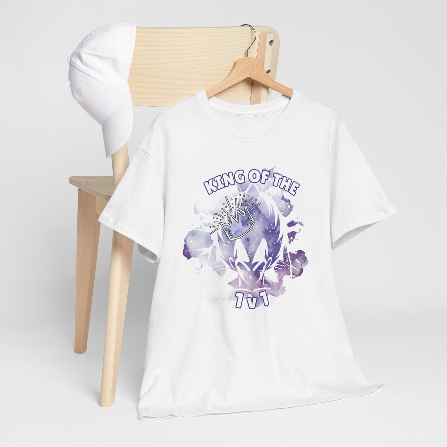 King of 1v1, Saiyan Prince Unisex Heavy cotton Tee