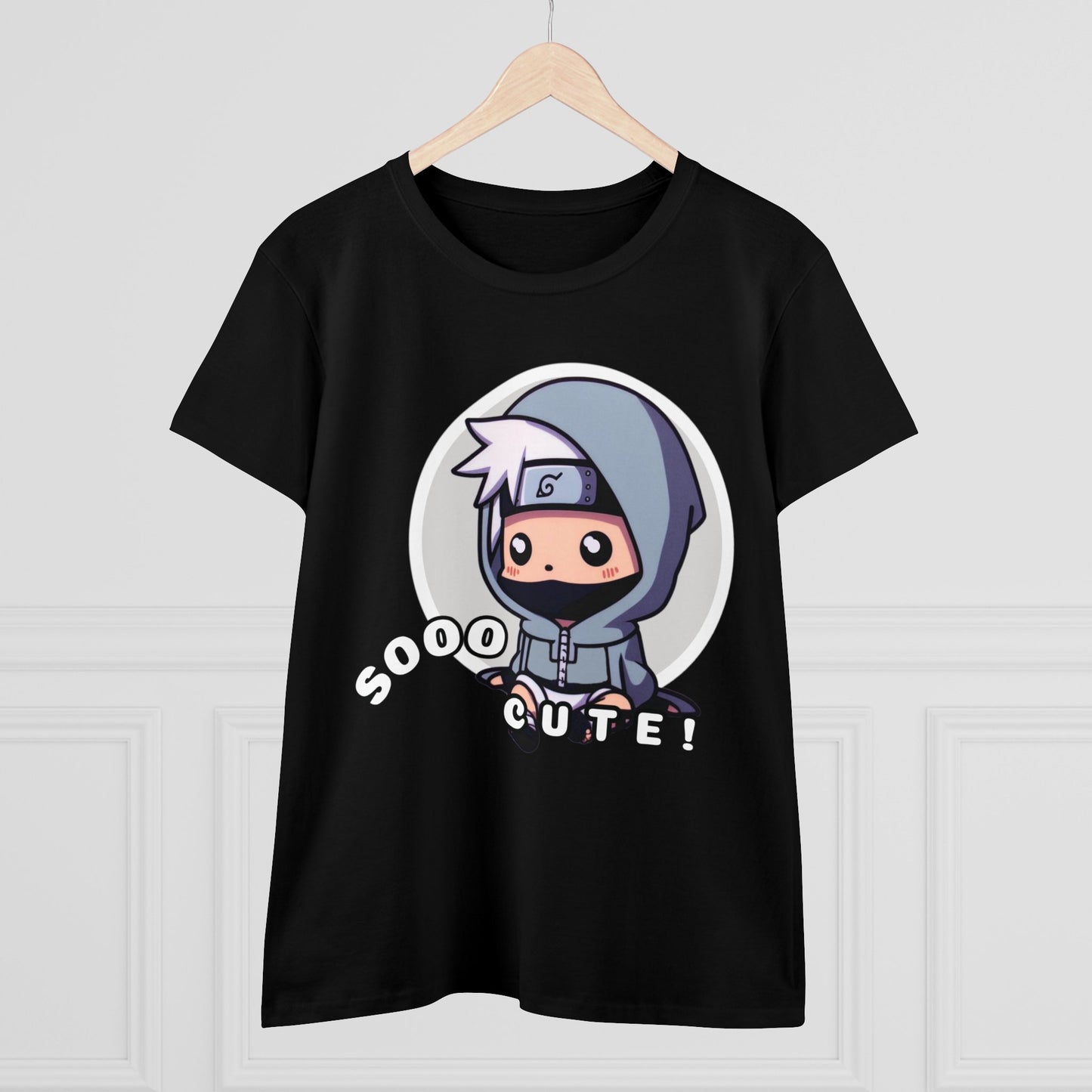 Cute Edition: Copy ninja technique; mini shadow clone jutsu, Women's Cotton Graphic Tee