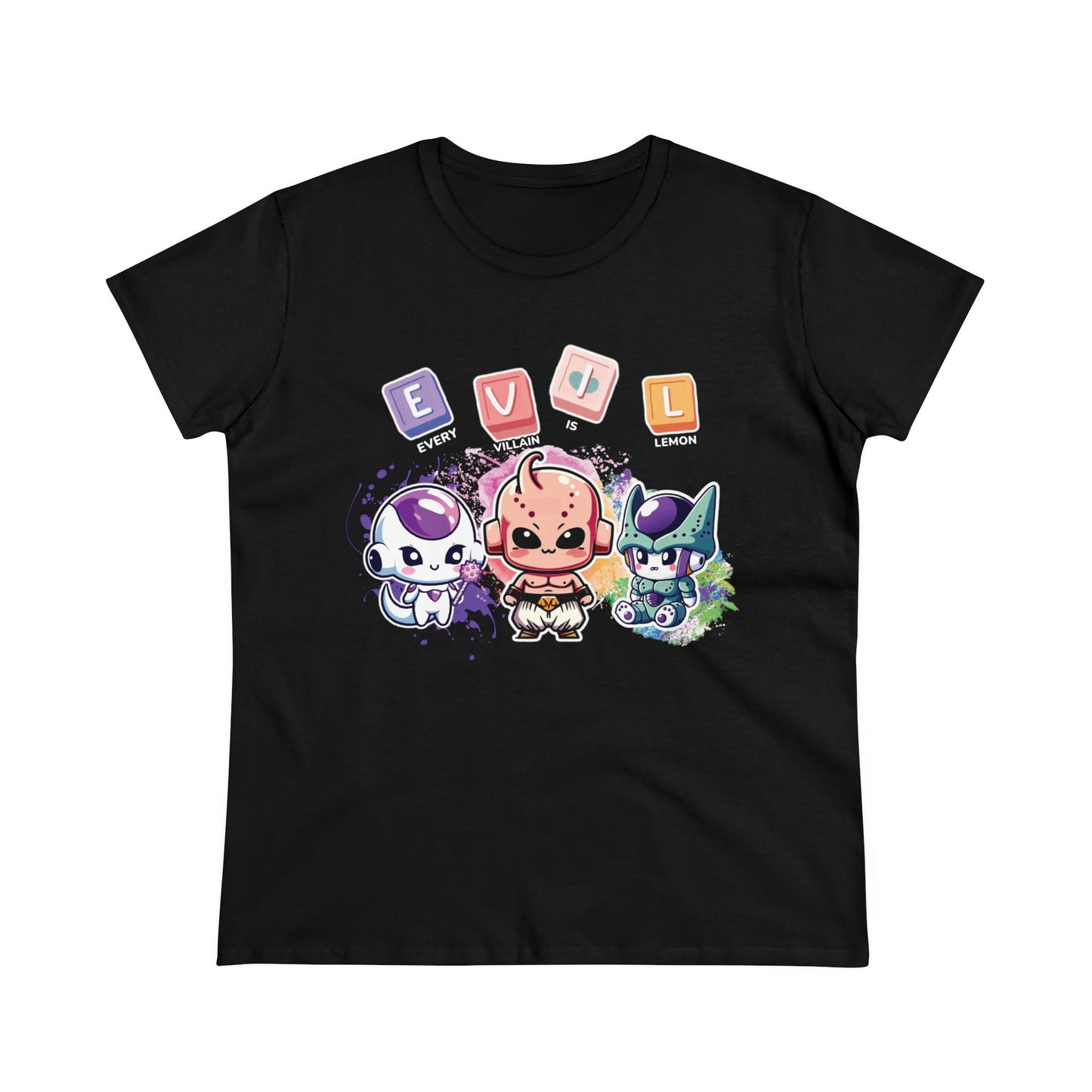 Tiny Tyrants of the Galaxy: Every Villain Is Lemon  – Death by Cuteness!, Women's Cotton Graphic Tee