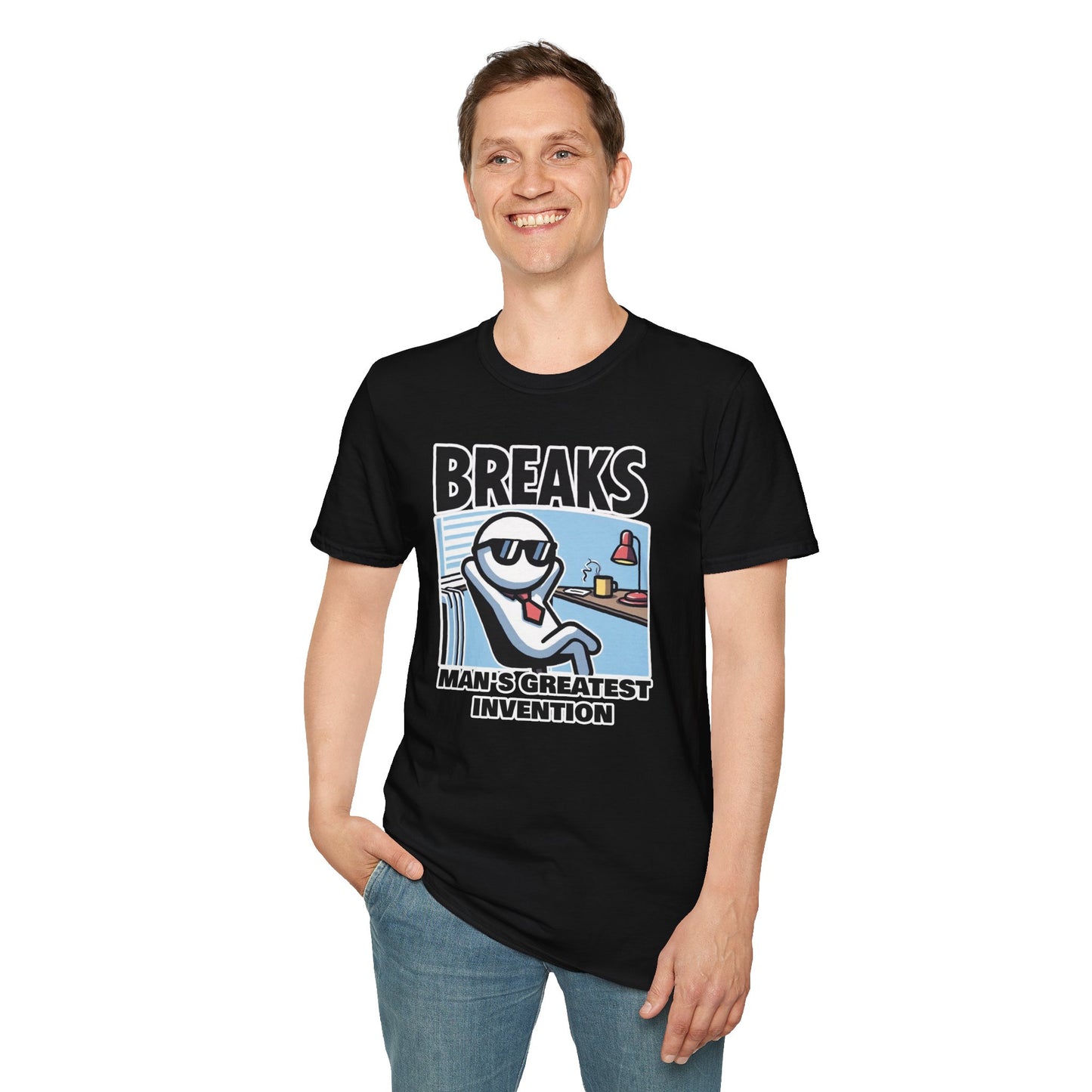 Break Time Bandit: Best Moments Happen on break...Unisex Graphics Tee