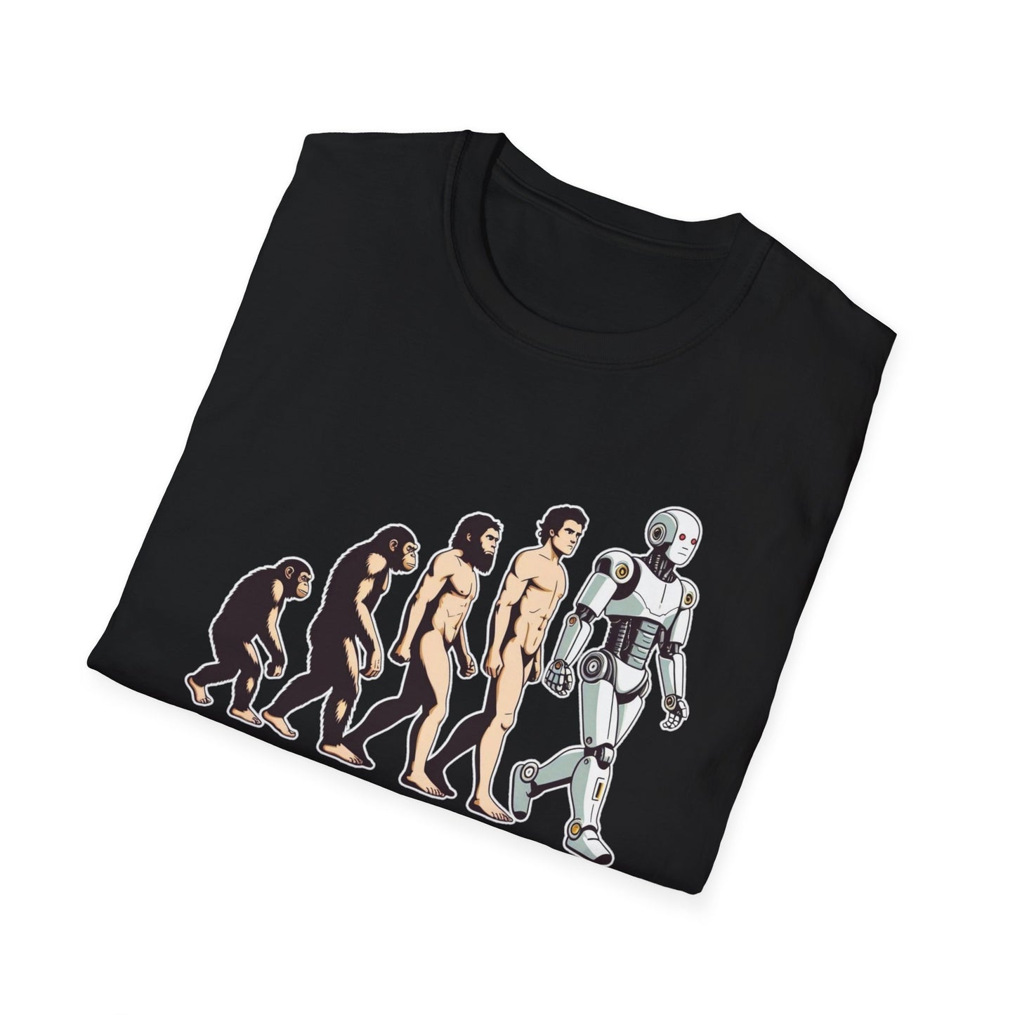 Man to Machine in comfy evolution with 100% cotton Comfort Tee