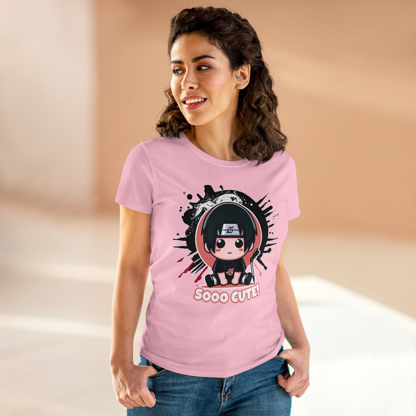 Cute Edition, Small but Deadly: Itty Bitty Ninja β Because Genjutsu Starts Early! Women's Graphic Tee