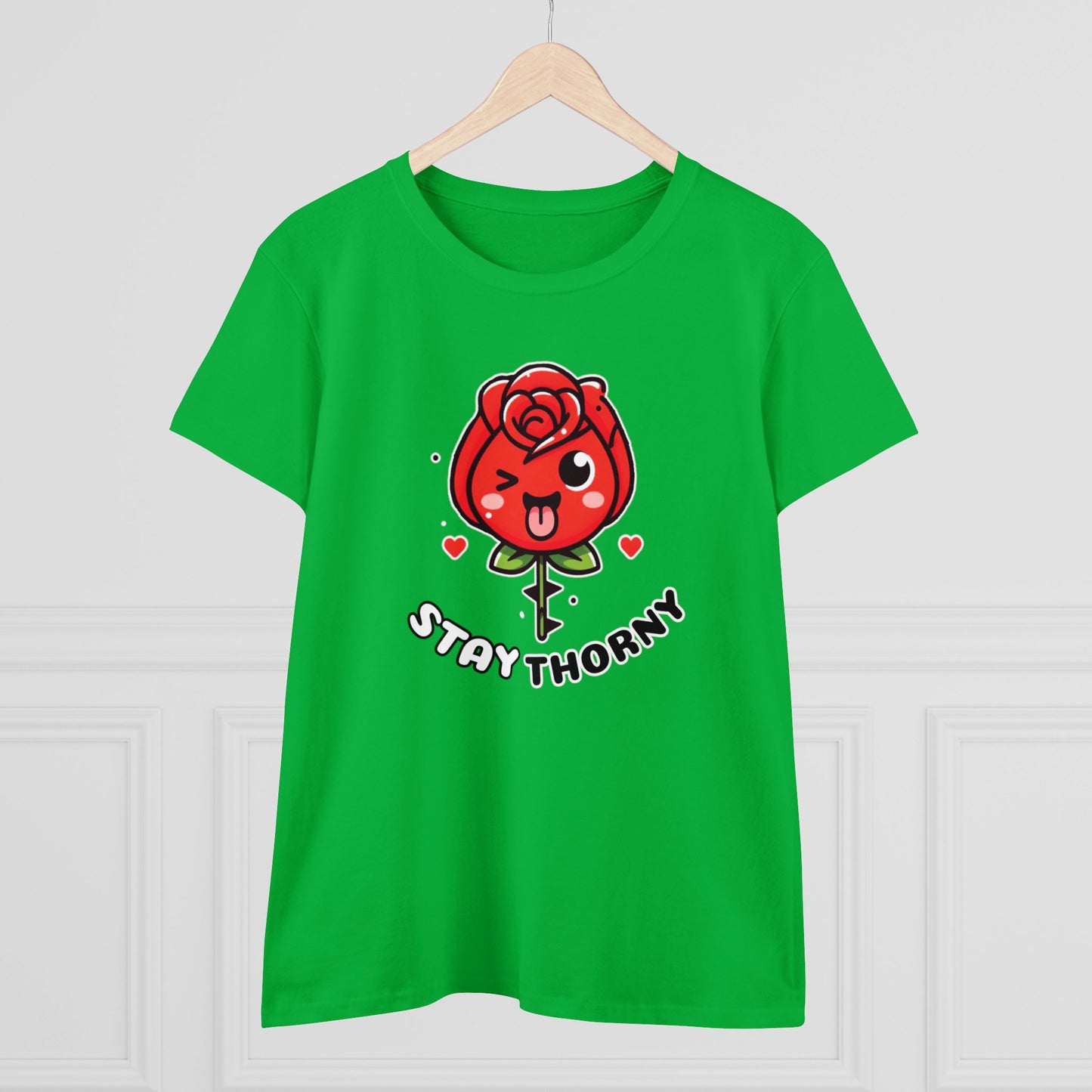 Women's Graphic Tee, Stay Thorny Soft style