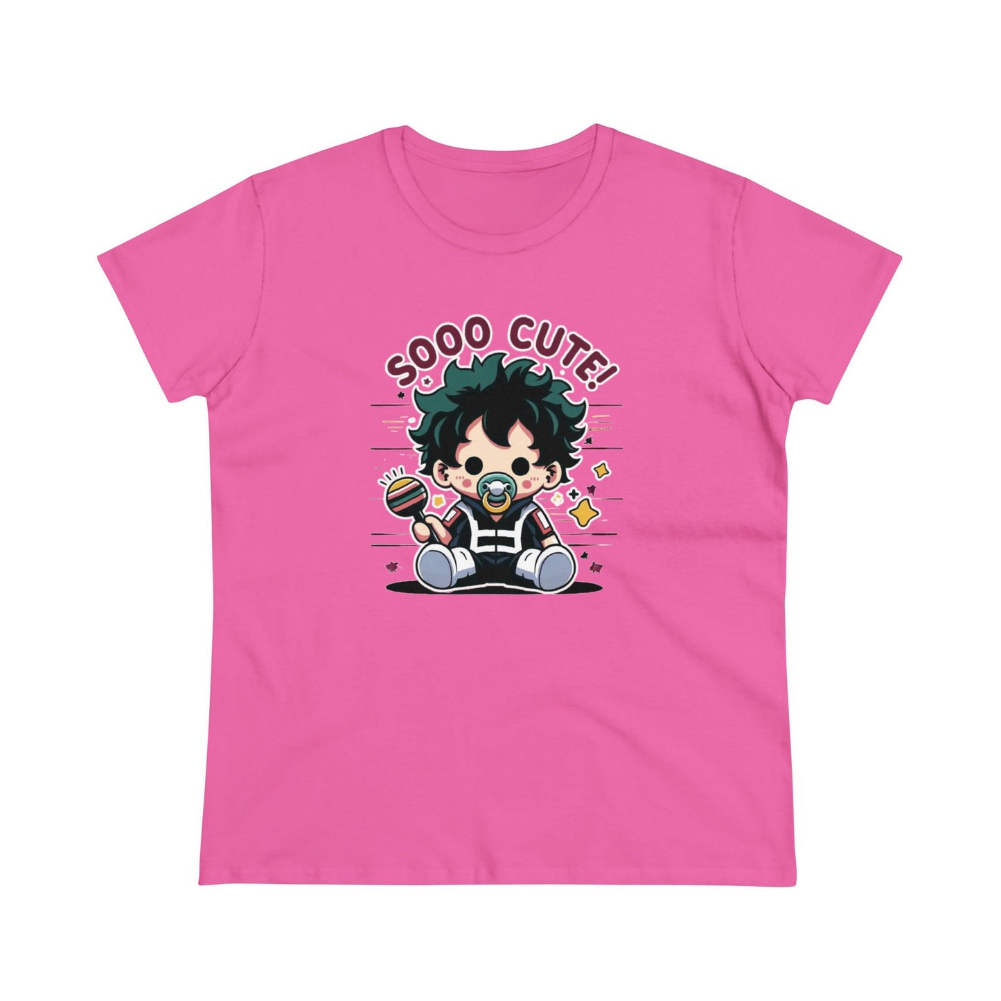 Rattle Quirk: Little Baby Hero Shakedown Women's Midweight Cotton Tee
