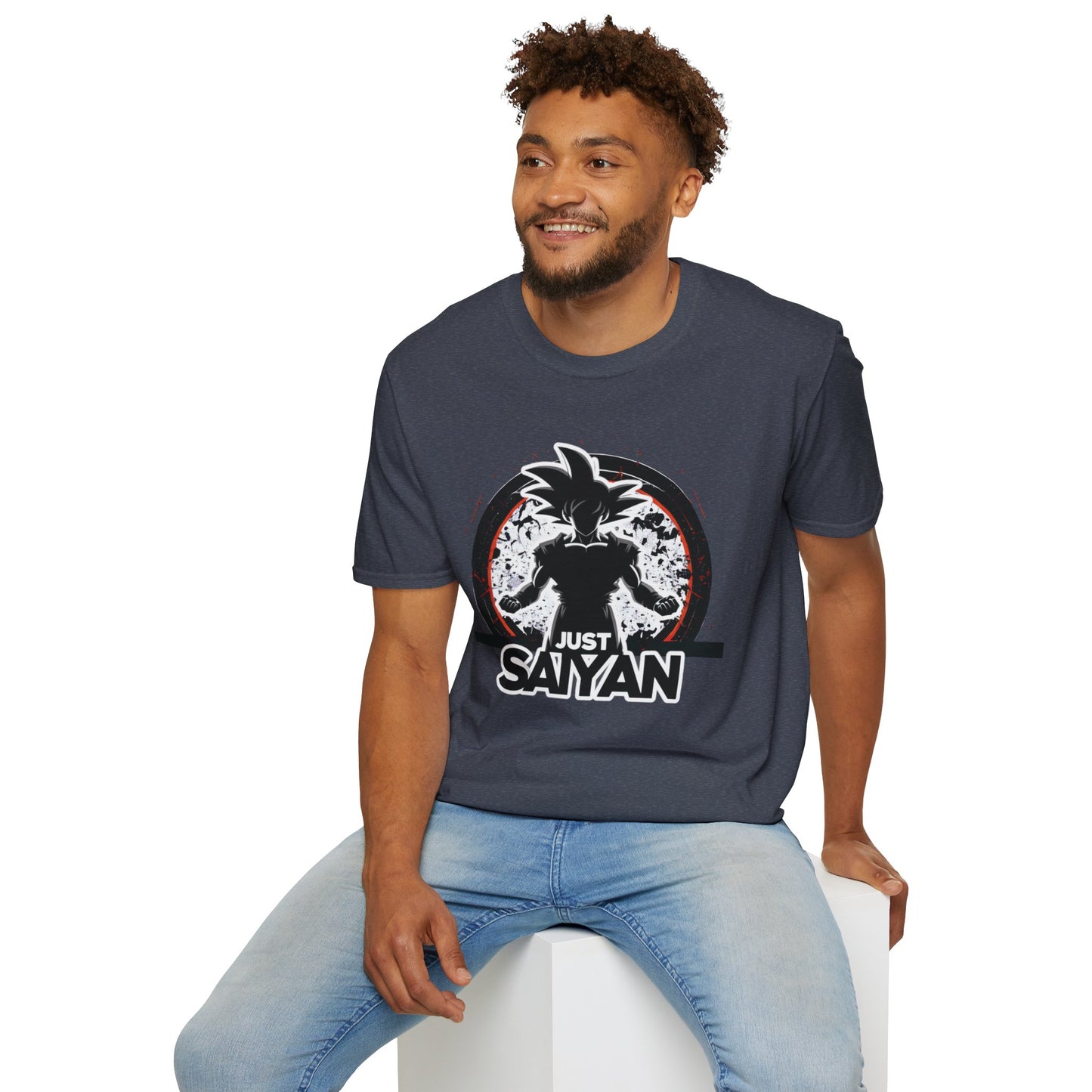 Just Saiyan: Exclusive kakarot Silhouette Graphic Tee for Anime Enthusiasts