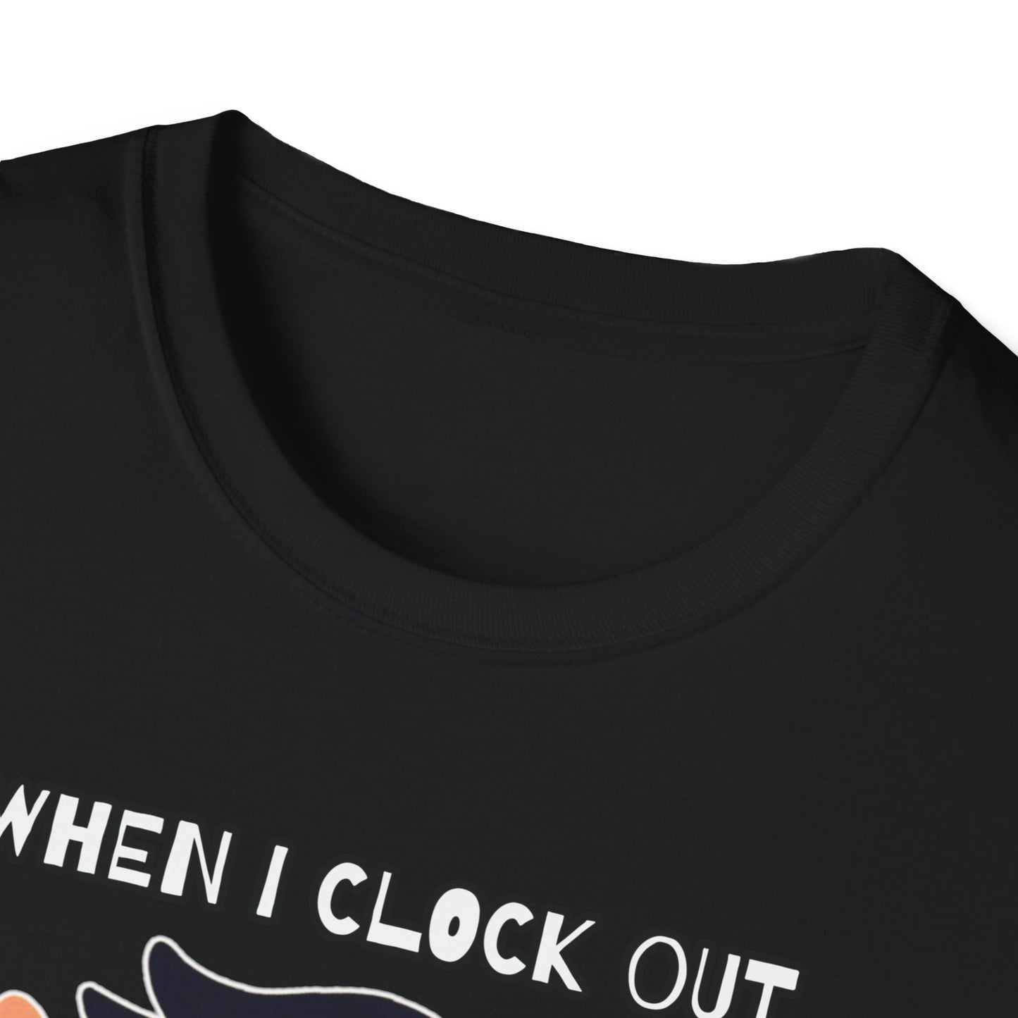 Ghost Mode Activated Tee: Because clocking out Erases Co-workers, When you Clock Out, Zone Out!