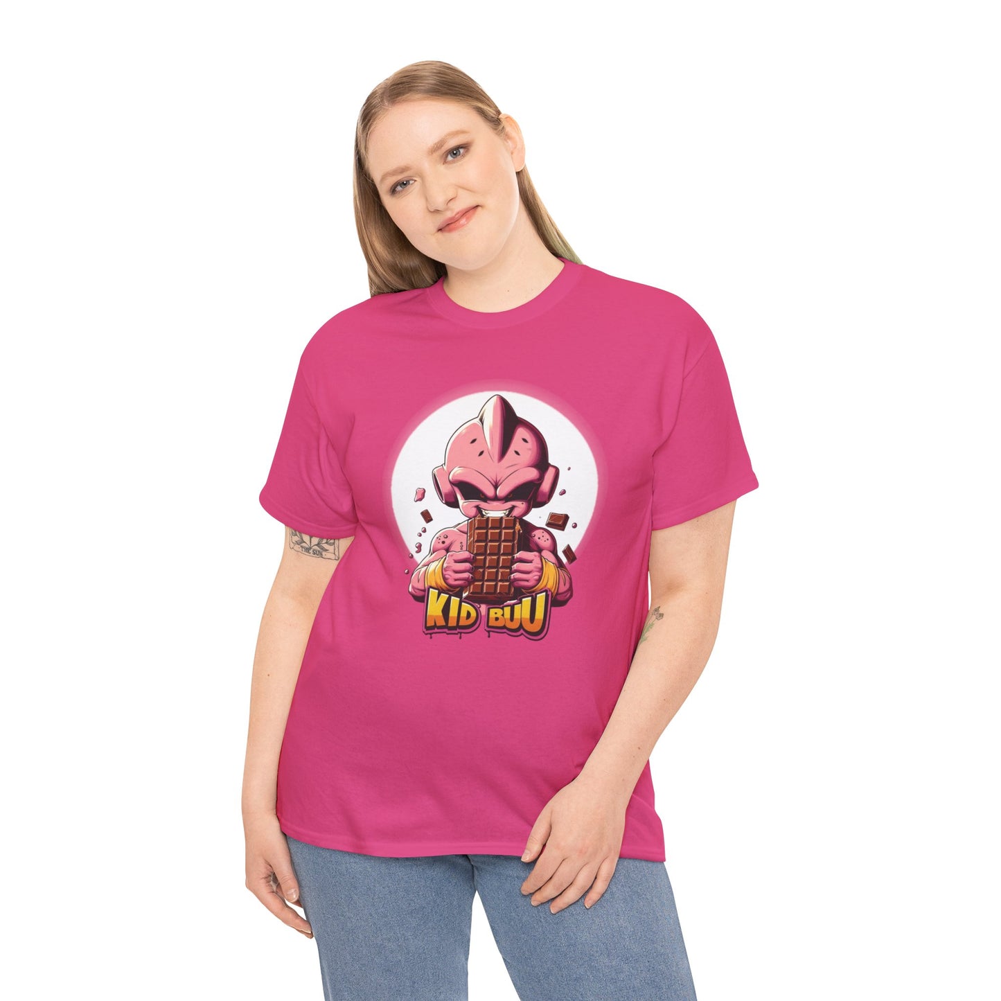 Kid Buu Chocolate Feast Unisex Heavy cotton Tee