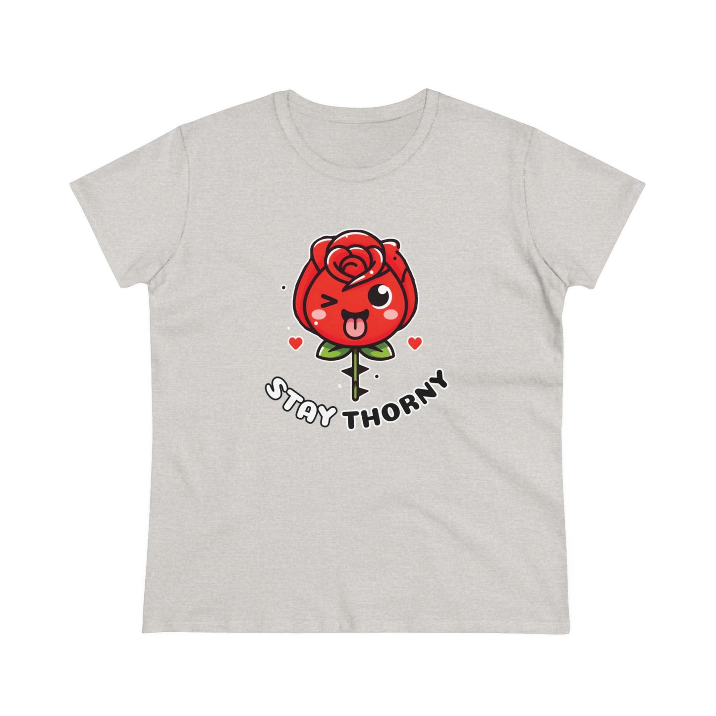 Women's Graphic Tee, Stay Thorny Soft style