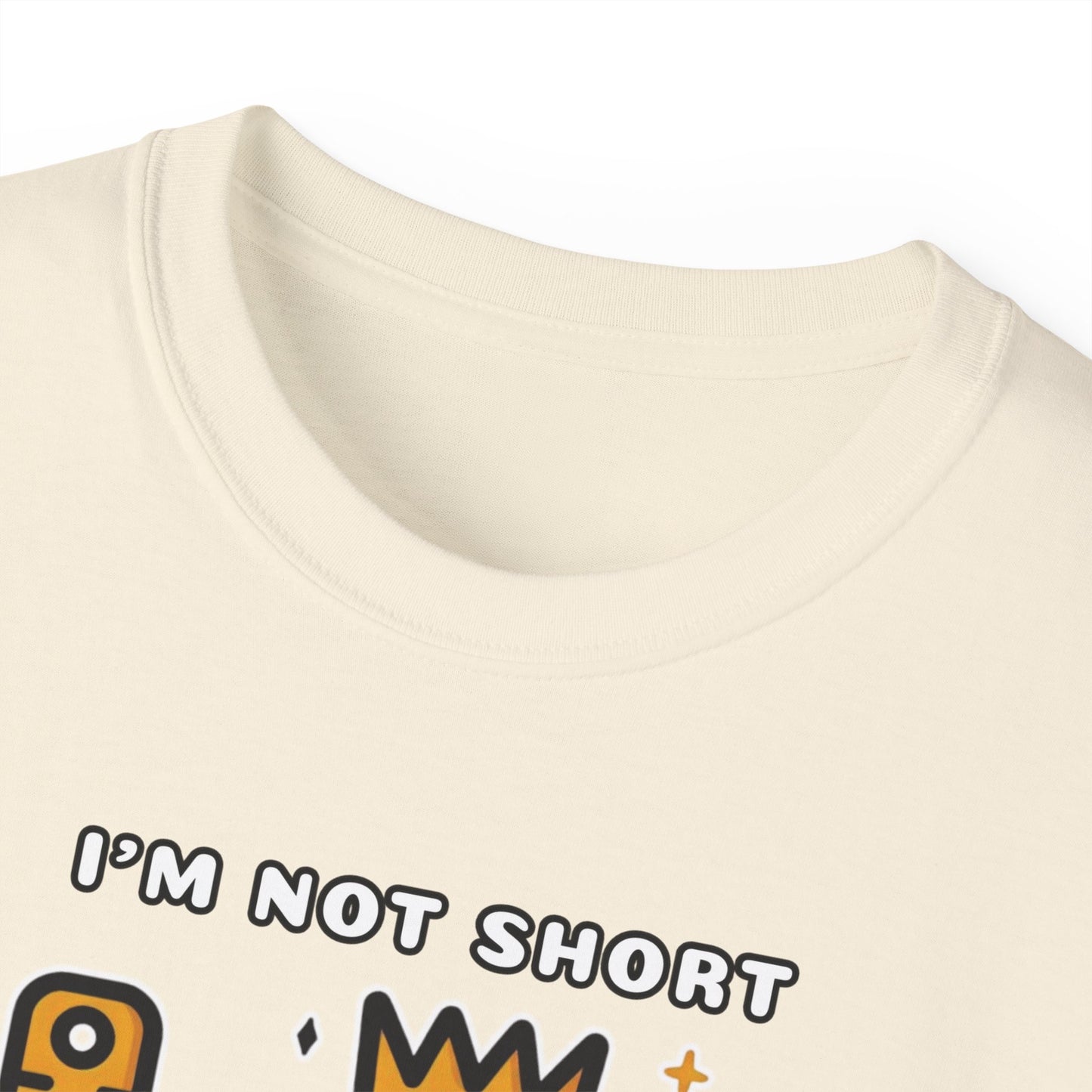 Vertically Challenged, Height Reserved! Unisex Ultra Cotton Tee