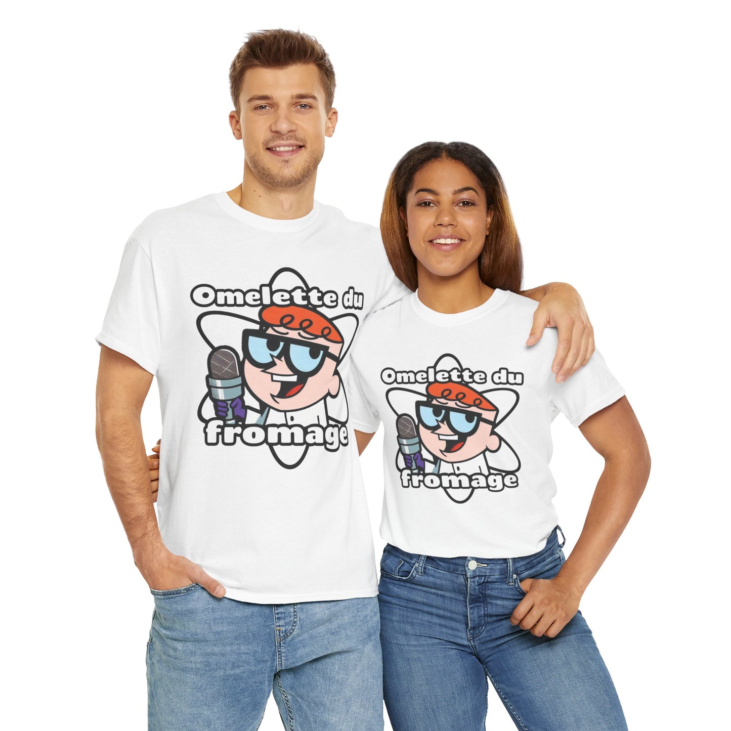 Breakfast Genius: Dexter’s ‘Omelette du Fromage’ Unisex Heavy Cotton Tee