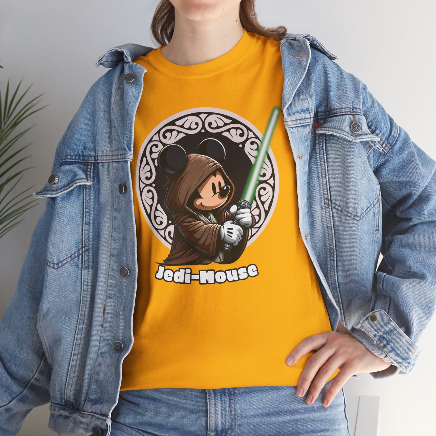 Jedi Mouse-The Force Awakens,Unisex Heavy Cotton Tee
