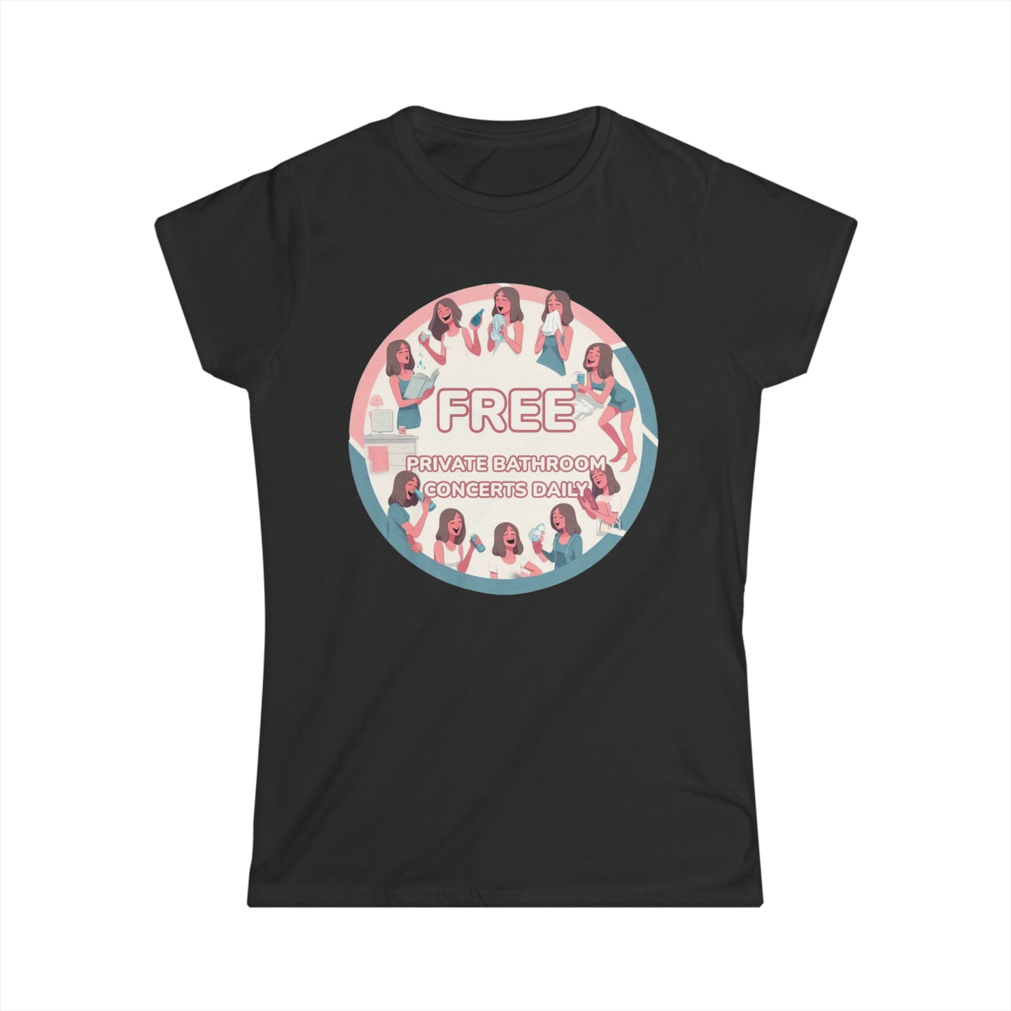 Women's SoftStyle Tee, 100% Cotton Comfort with Exclusive Shower Concert Tee!