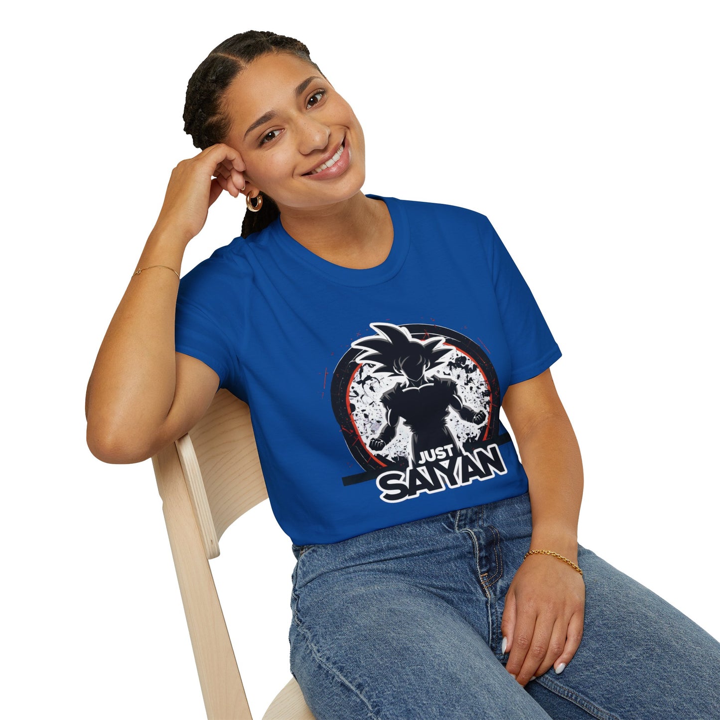 Just Saiyan: Exclusive kakarot Silhouette Graphic Tee for Anime Enthusiasts