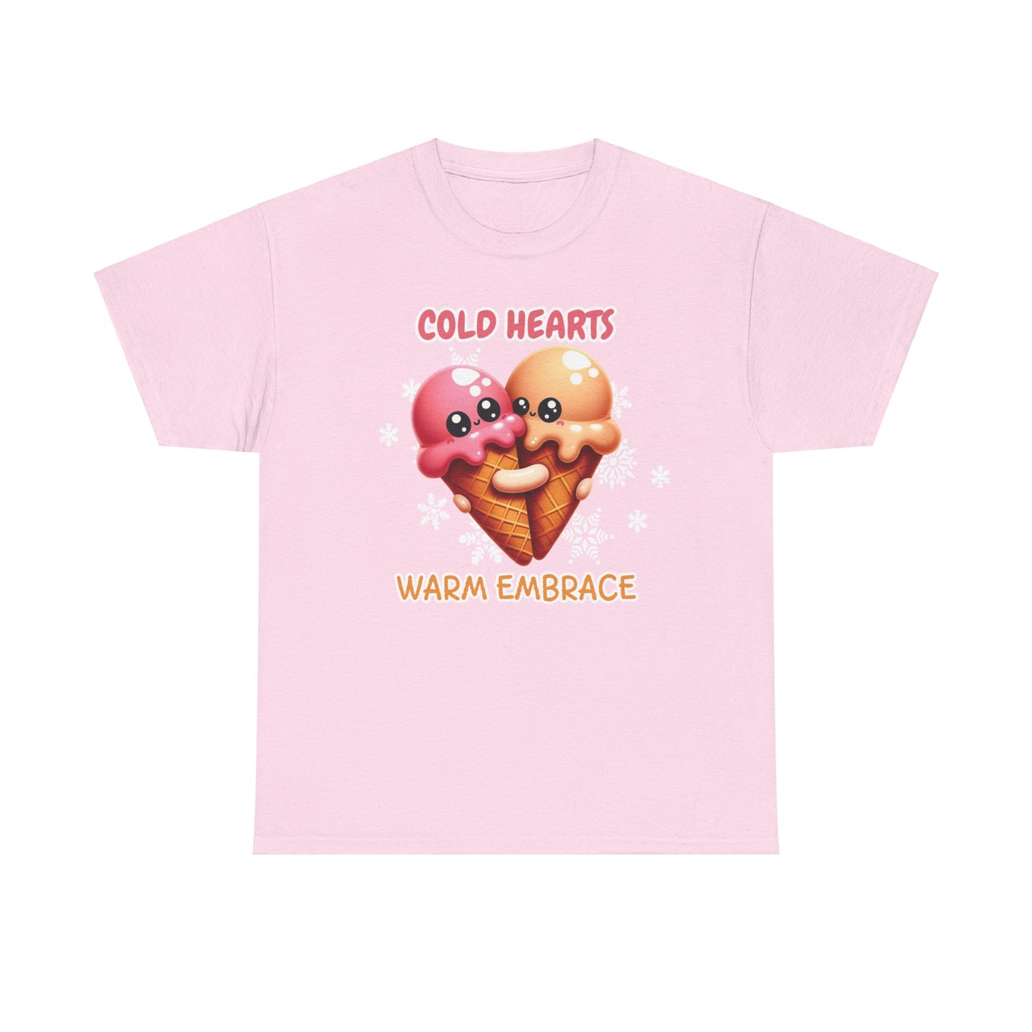Cold hearts, warm embrace - Unisex Heavy Cotton Tee