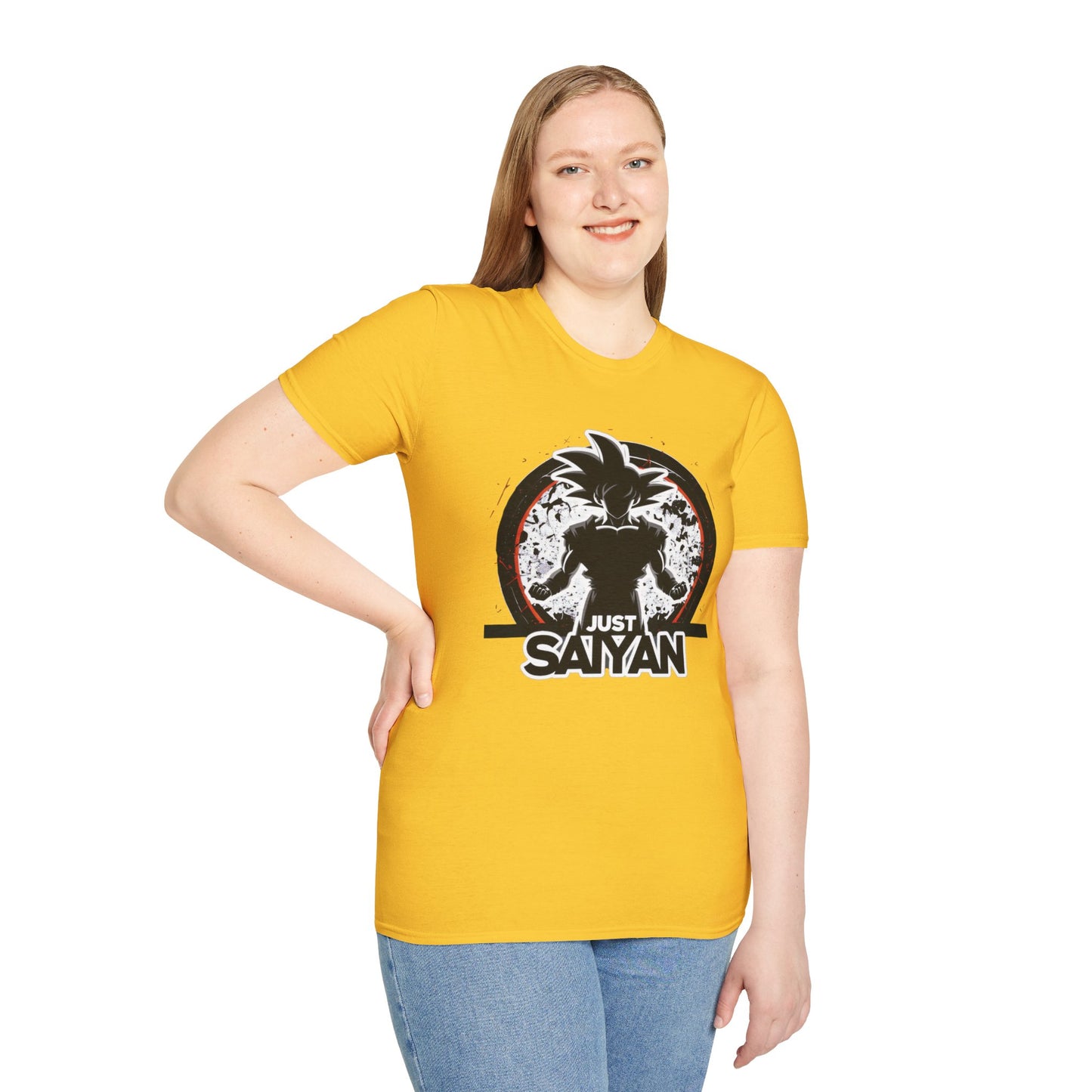 Just Saiyan: Exclusive kakarot Silhouette Graphic Tee for Anime Enthusiasts