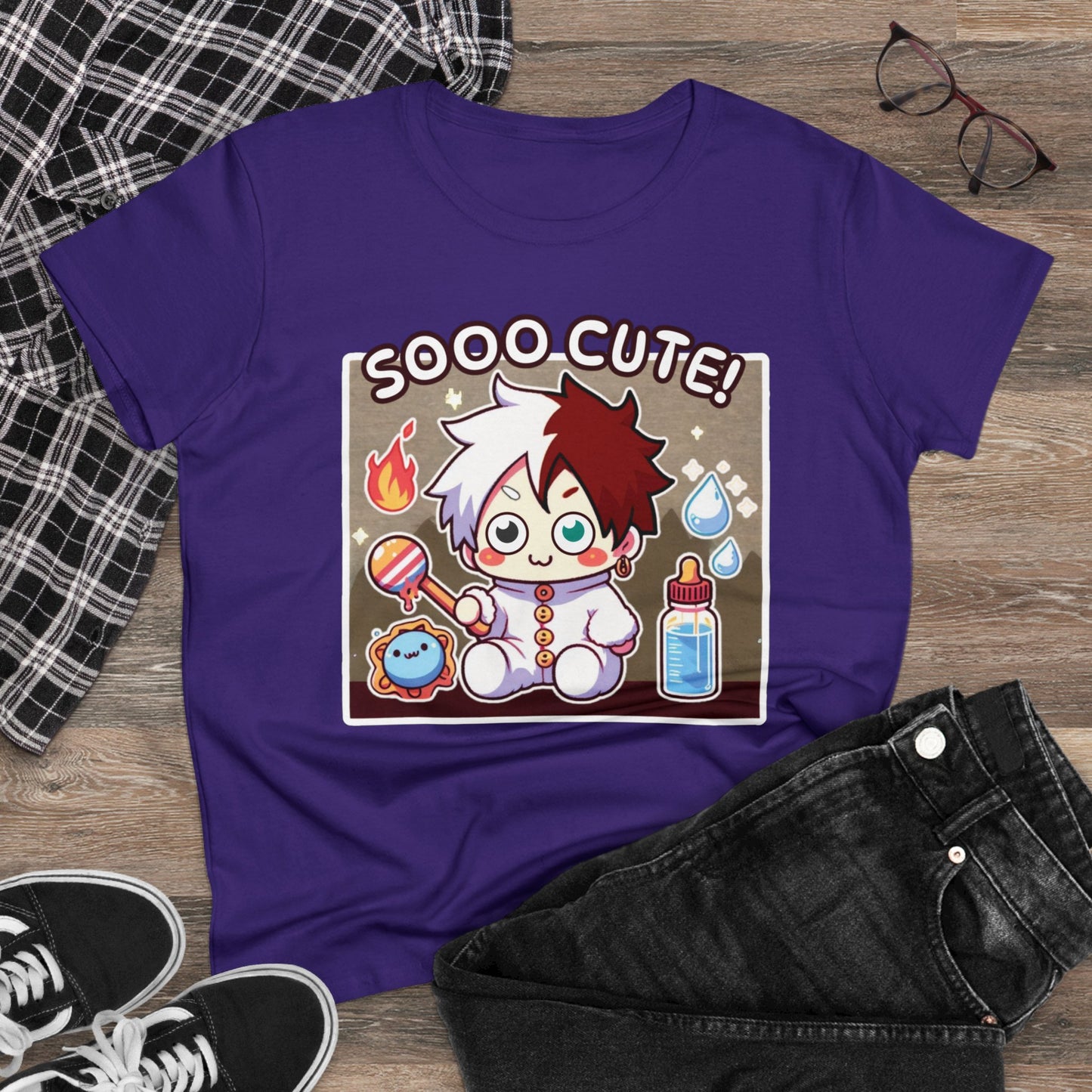 Cute edition: Milk & Quirks Women's Midweight Cotton Tee