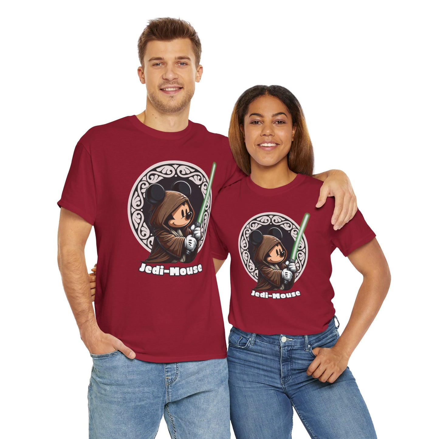 Jedi Mouse-The Force Awakens,Unisex Heavy Cotton Tee