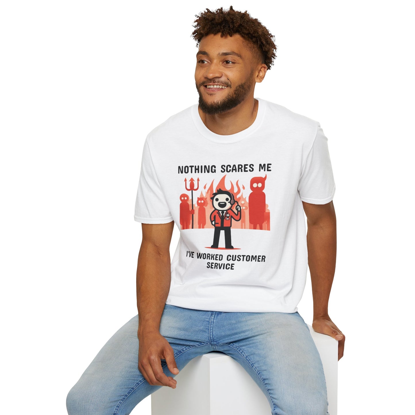 Customer Service Survivor: Thriving in Hell and Still Smiling! Unisex Graphic Tee