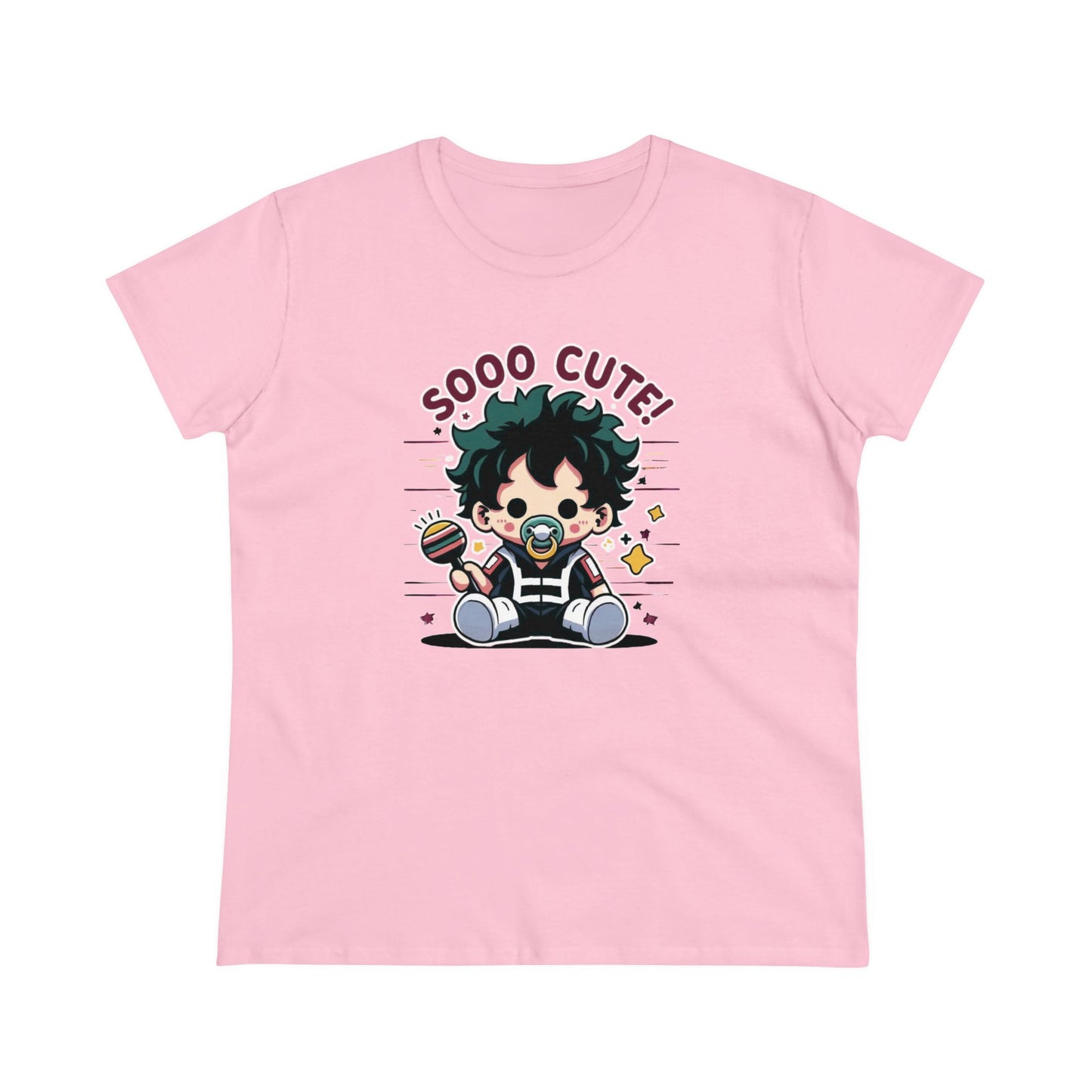 Rattle Quirk: Little Baby Hero Shakedown Women's Midweight Cotton Tee