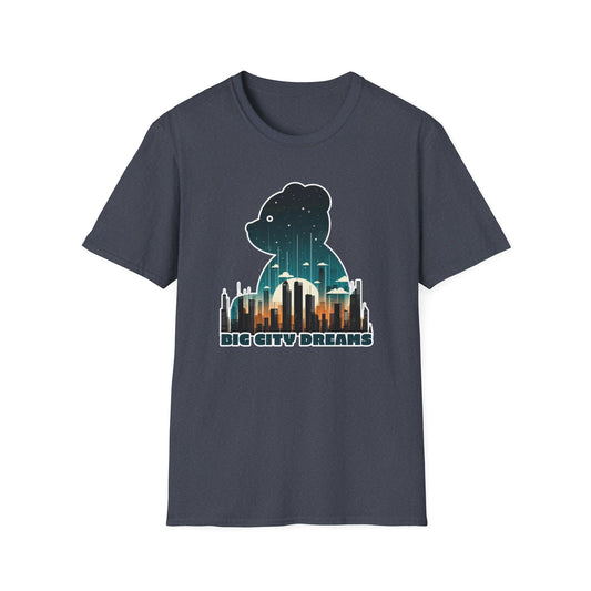 Bear in the Big City Graphic Tee; Cotton Unisex