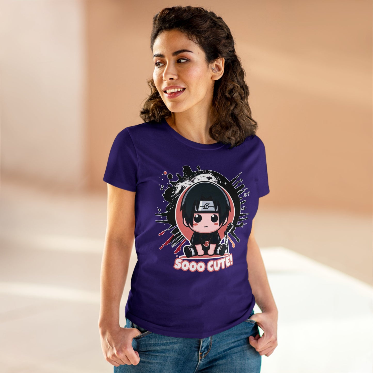Cute Edition, Small but Deadly: Itty Bitty Ninja β Because Genjutsu Starts Early! Women's Graphic Tee