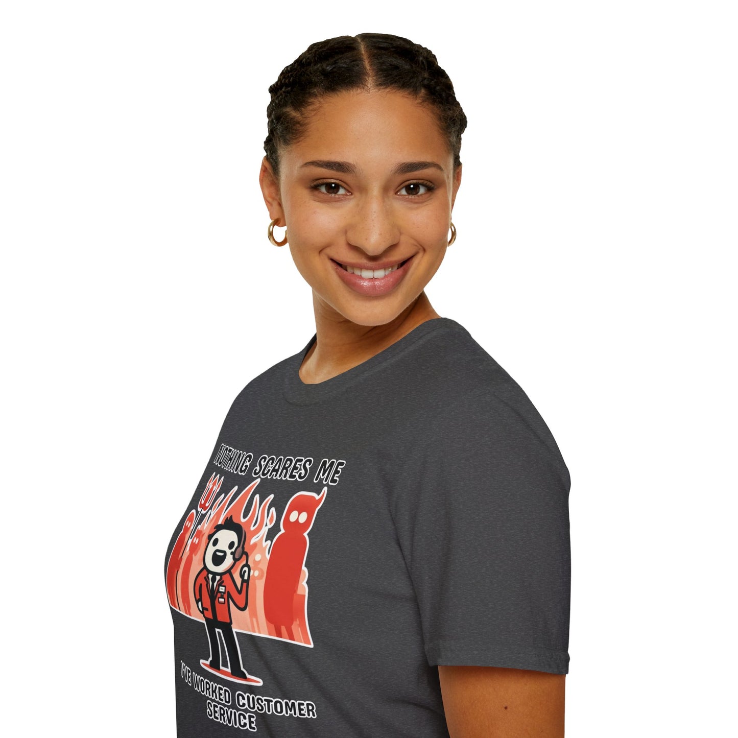 Customer Service Survivor: Thriving in Hell and Still Smiling! Unisex Graphic Tee