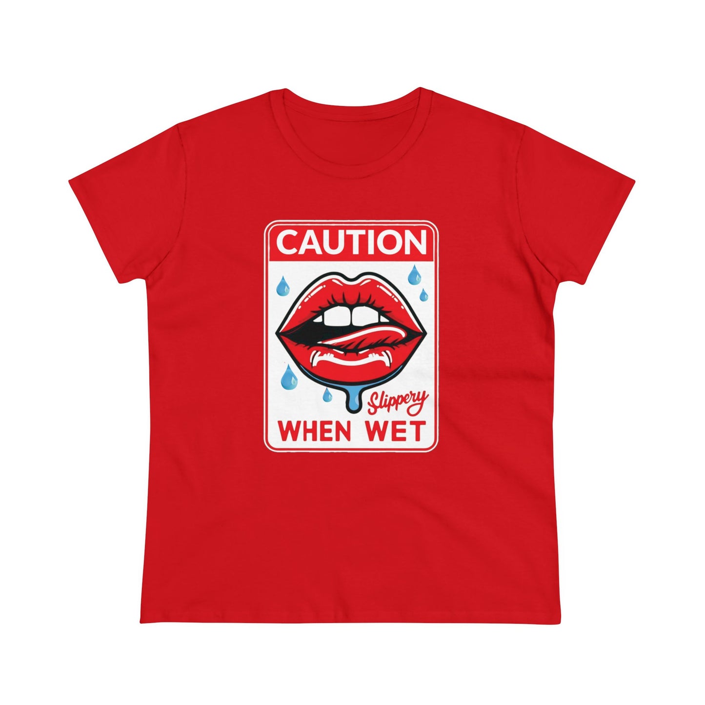 Wet & Witty: Adult Humor Splash Zone Tee for Women