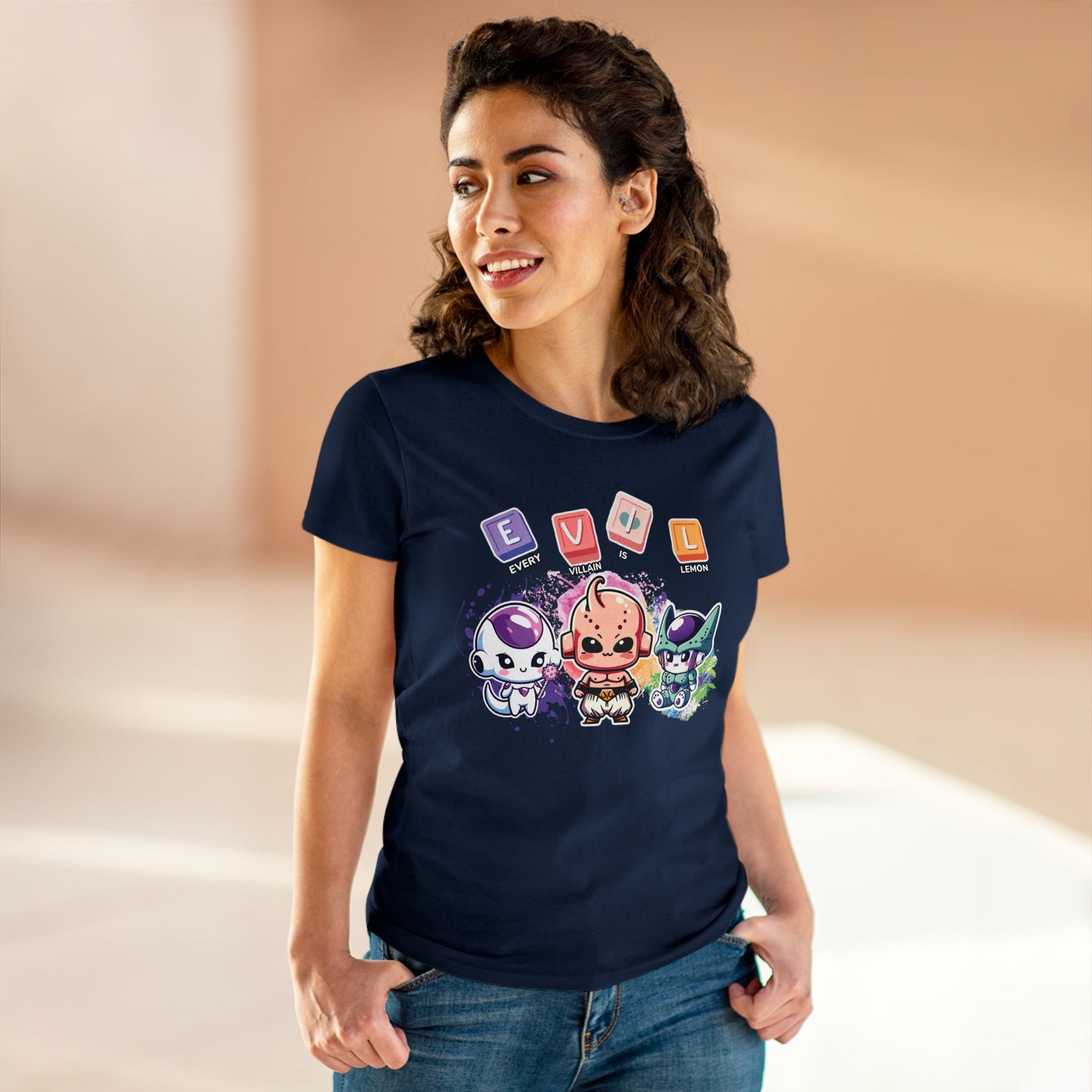 Tiny Tyrants of the Galaxy: Every Villain Is Lemon  – Death by Cuteness!, Women's Cotton Graphic Tee