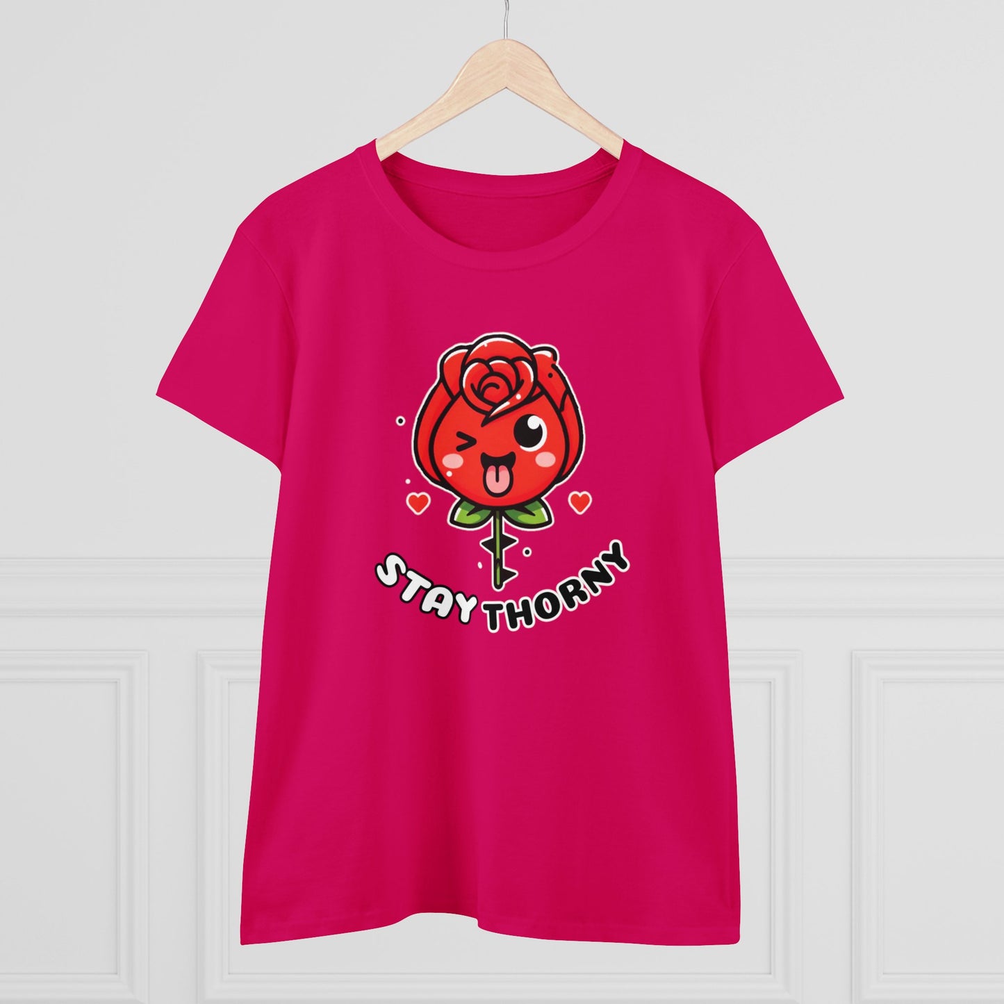 Women's Graphic Tee, Stay Thorny Soft style