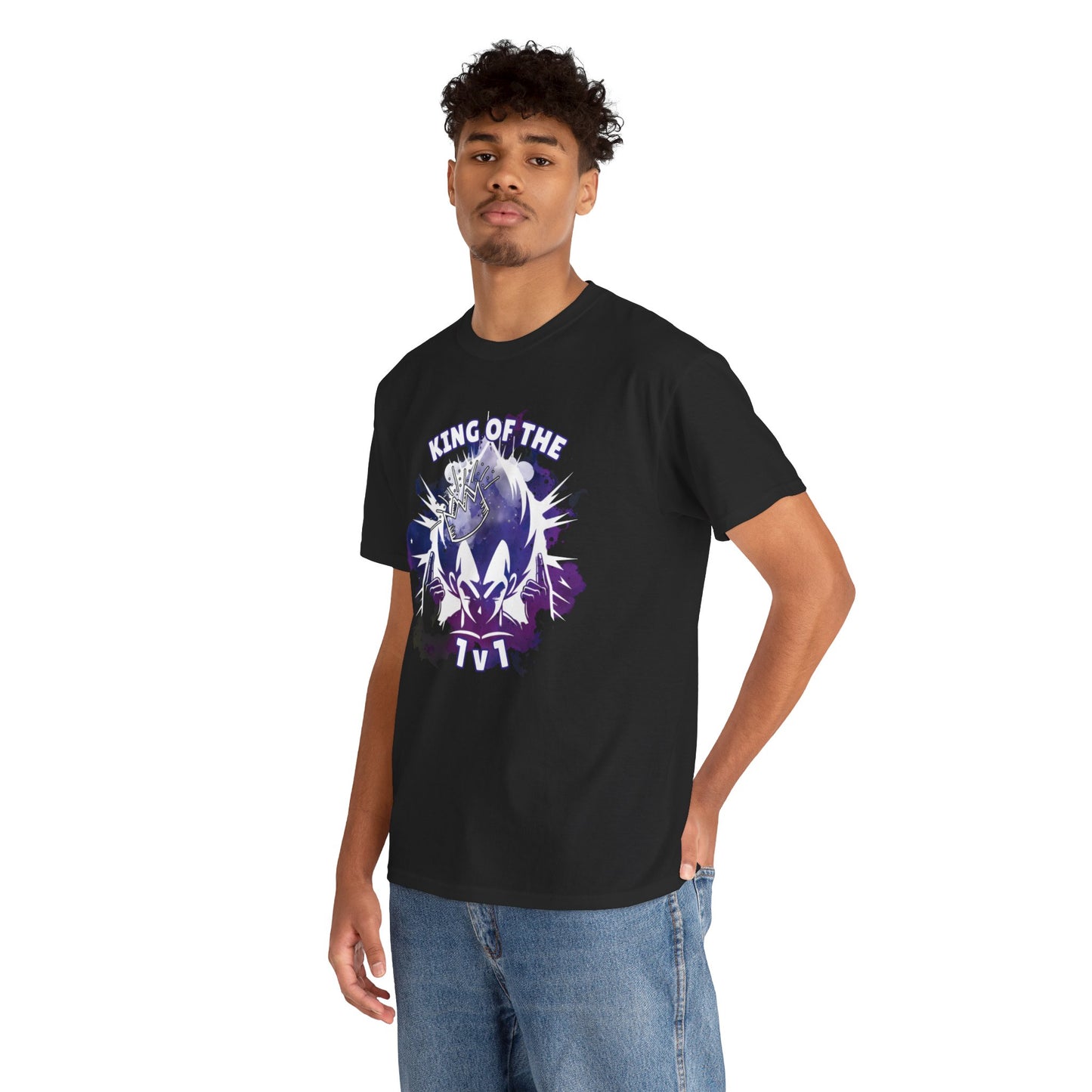 King of 1v1, Saiyan Prince Unisex Heavy cotton Tee