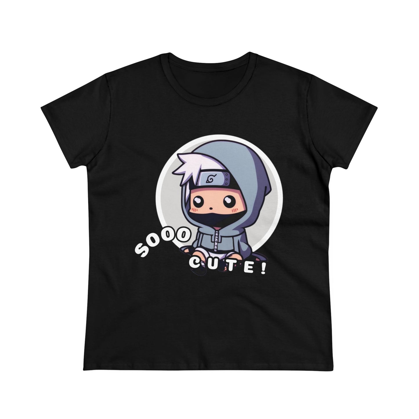 Cute Edition: Copy ninja technique; mini shadow clone jutsu, Women's Cotton Graphic Tee