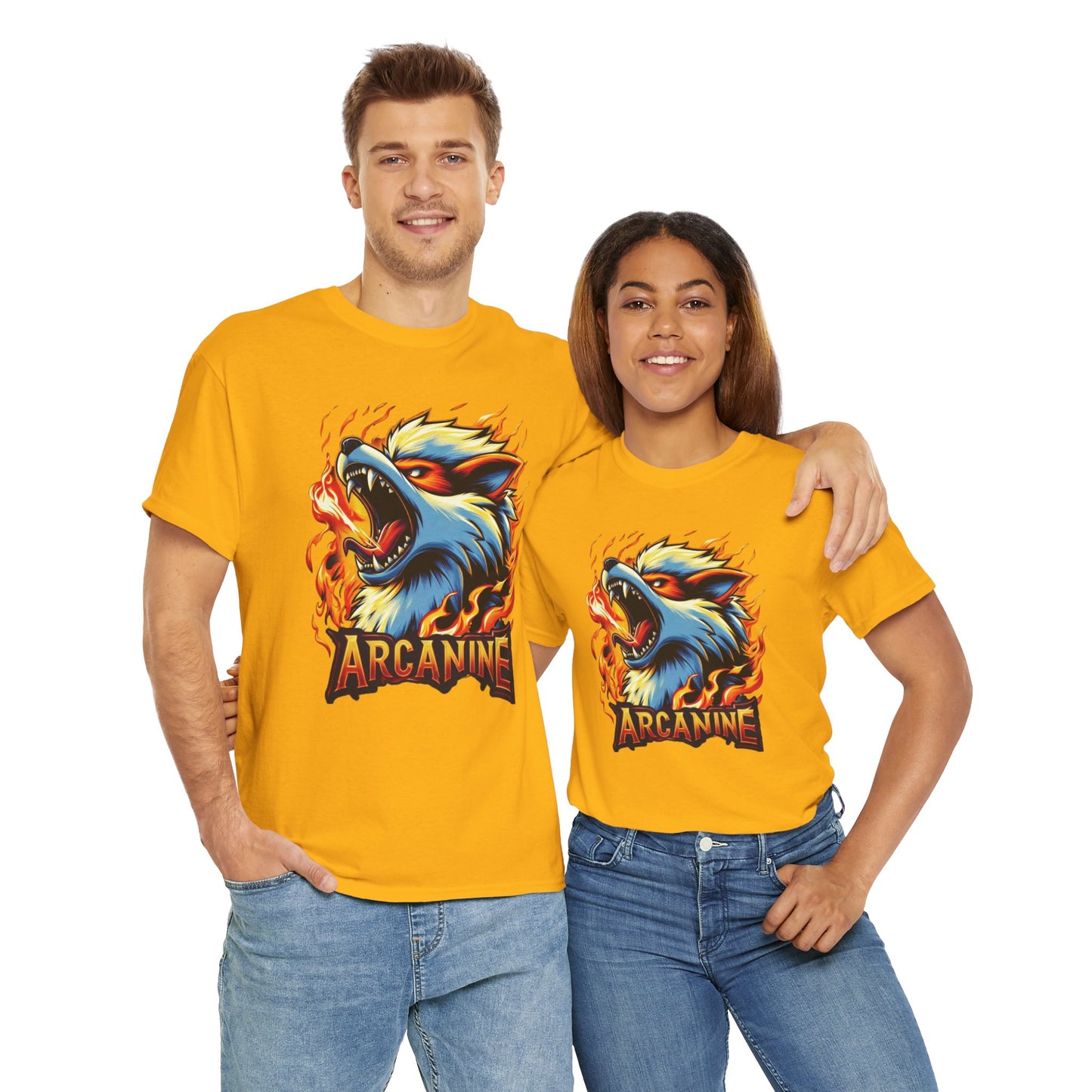Blazing Arcanine Roar Tee Unisex Heavy cotton Tee