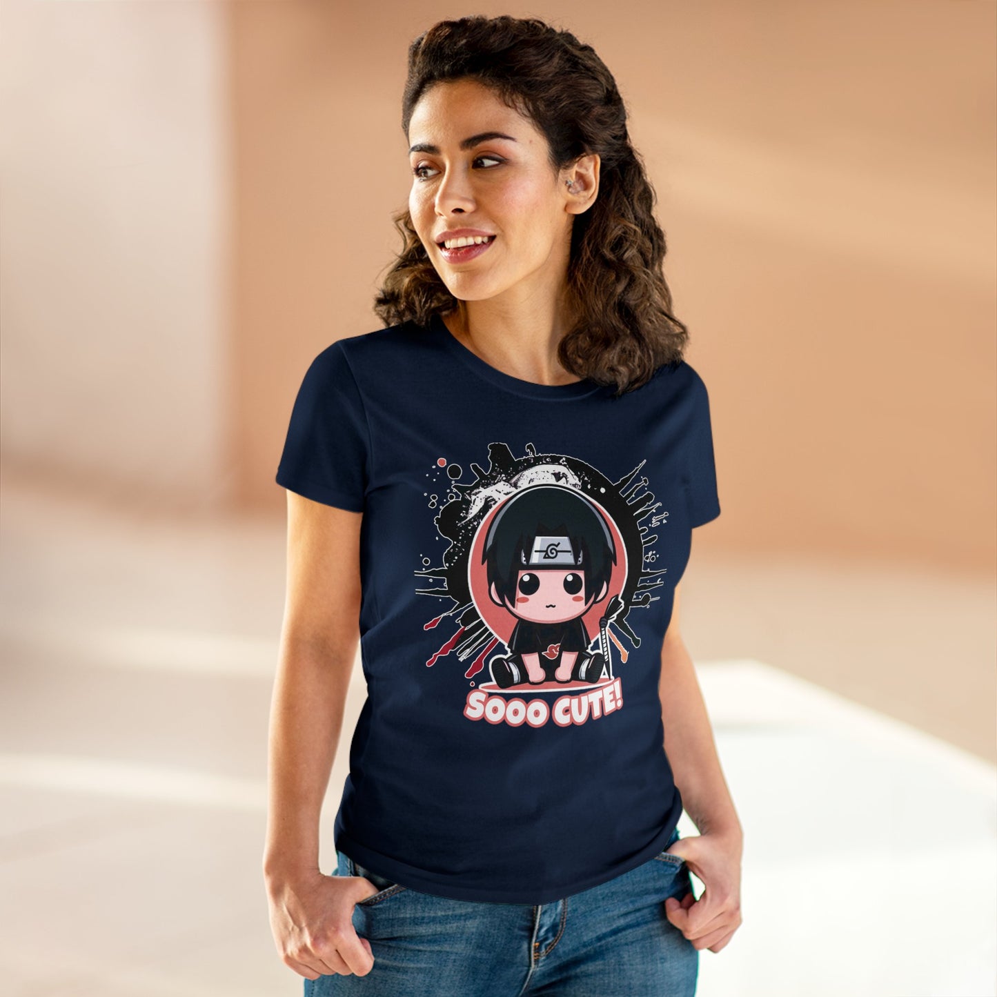 Cute Edition, Small but Deadly: Itty Bitty Ninja β Because Genjutsu Starts Early! Women's Graphic Tee