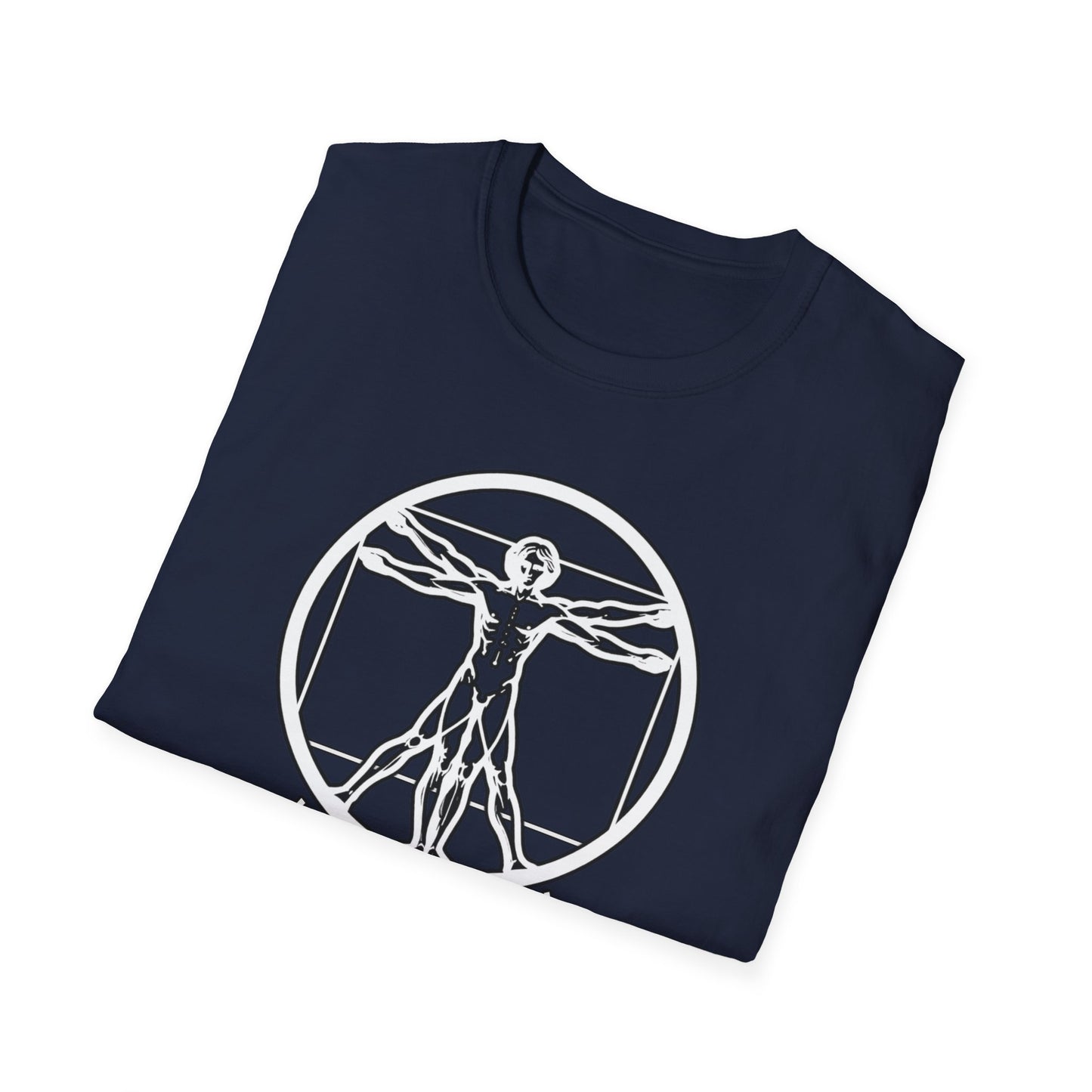 Discover Harmony: Vitruvian Essence Unisex Tee,  Perfect Balance!