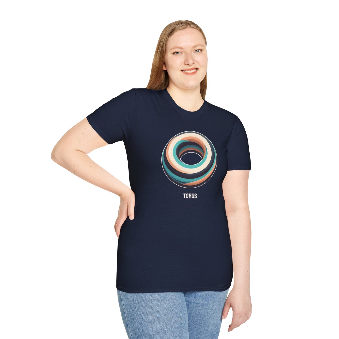 Mystic Donut: Embrace the Torus Vortex Unisex Tee