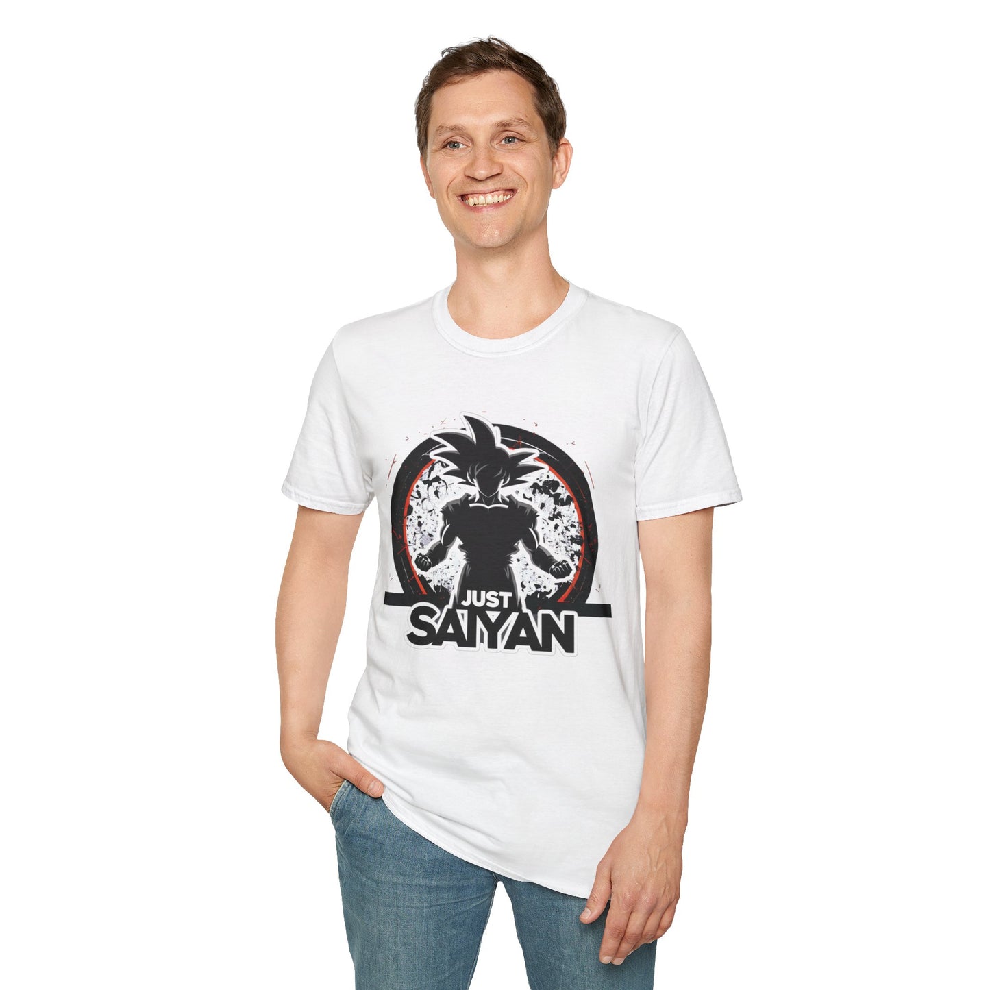 Just Saiyan: Exclusive kakarot Silhouette Graphic Tee for Anime Enthusiasts