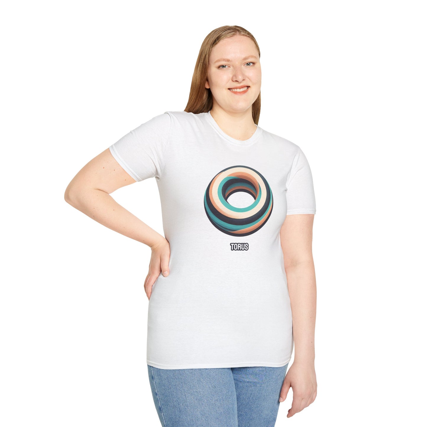 Mystic Donut: Embrace the Torus Vortex Unisex Tee