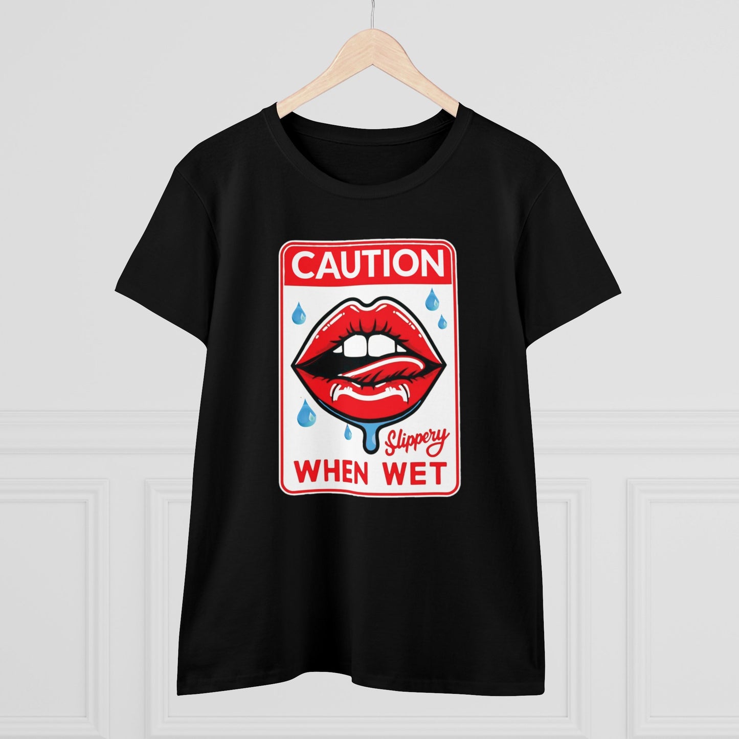 Wet & Witty: Adult Humor Splash Zone Tee for Women