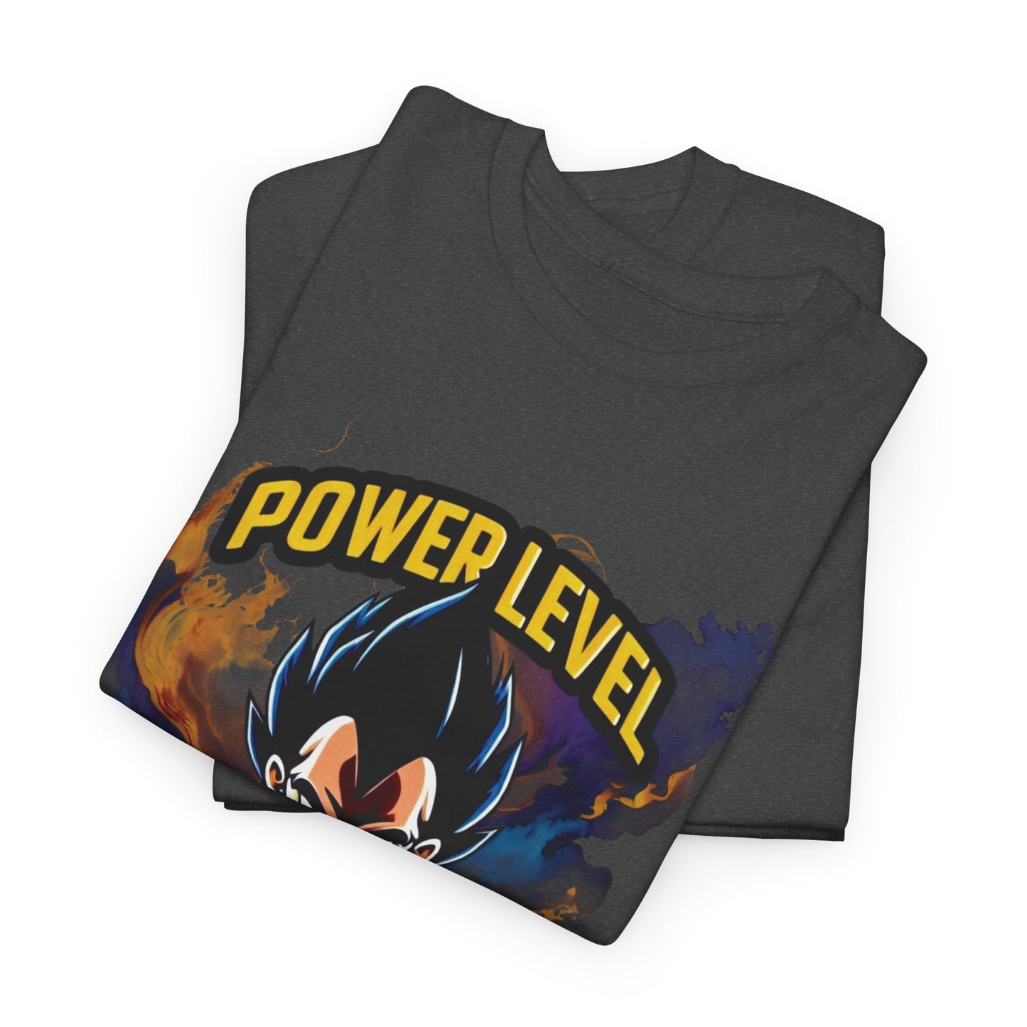 Iconic quote "Power level Over 9000" Unisex Heavy Cotton Tee
