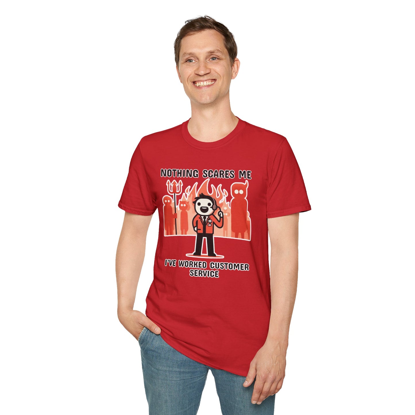 Customer Service Survivor: Thriving in Hell and Still Smiling! Unisex Graphic Tee