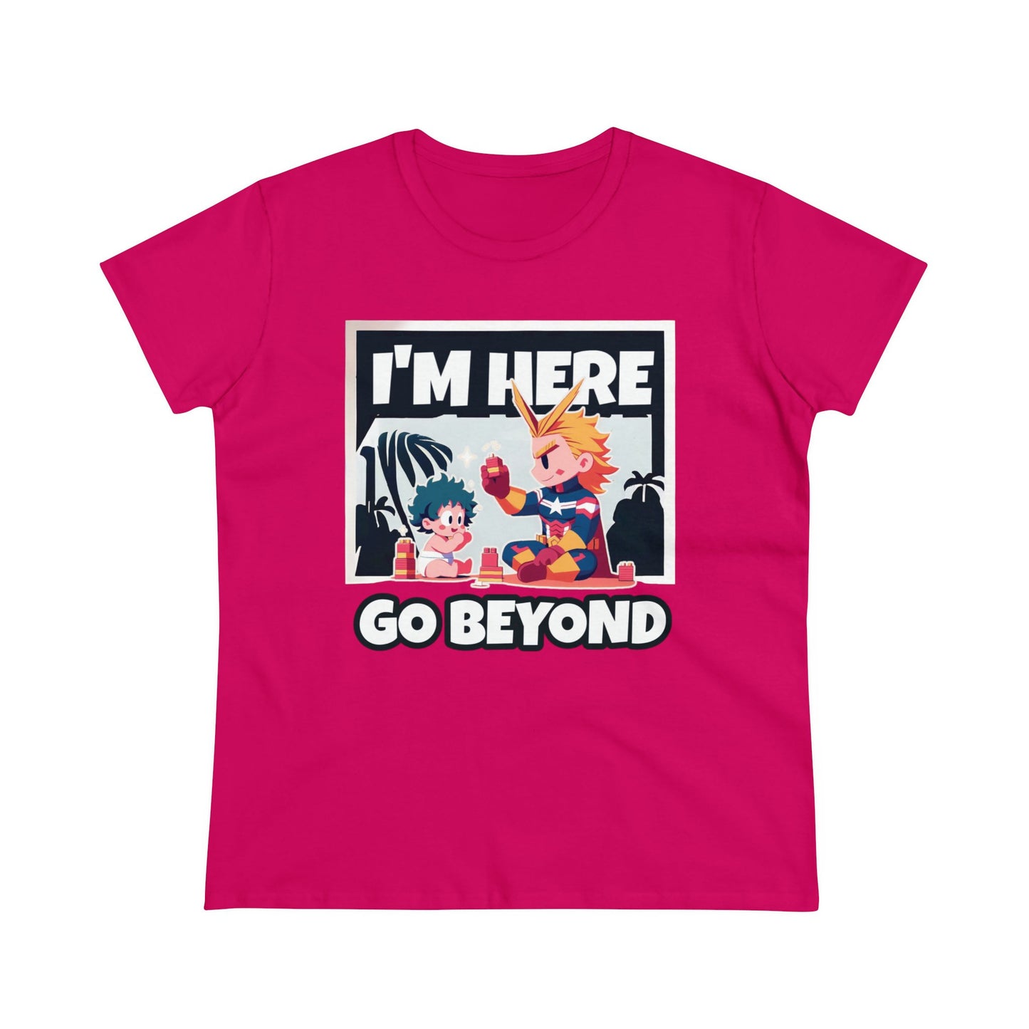 Mighty Playdate: Building Dreams in Cotton Comfort! Women's Graphic Tee
